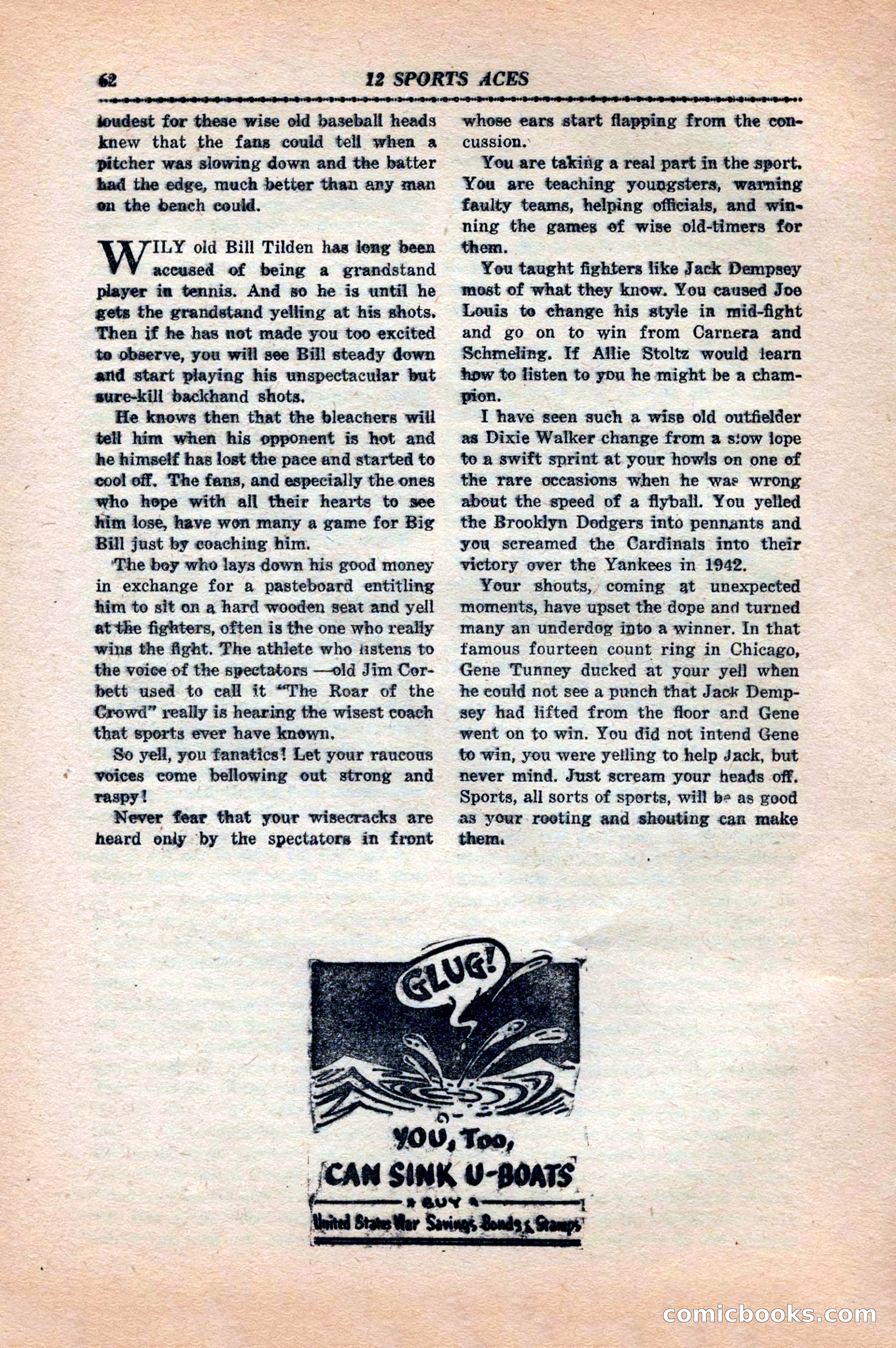 12 Sports Aces, May 1943 — page 64 of 100