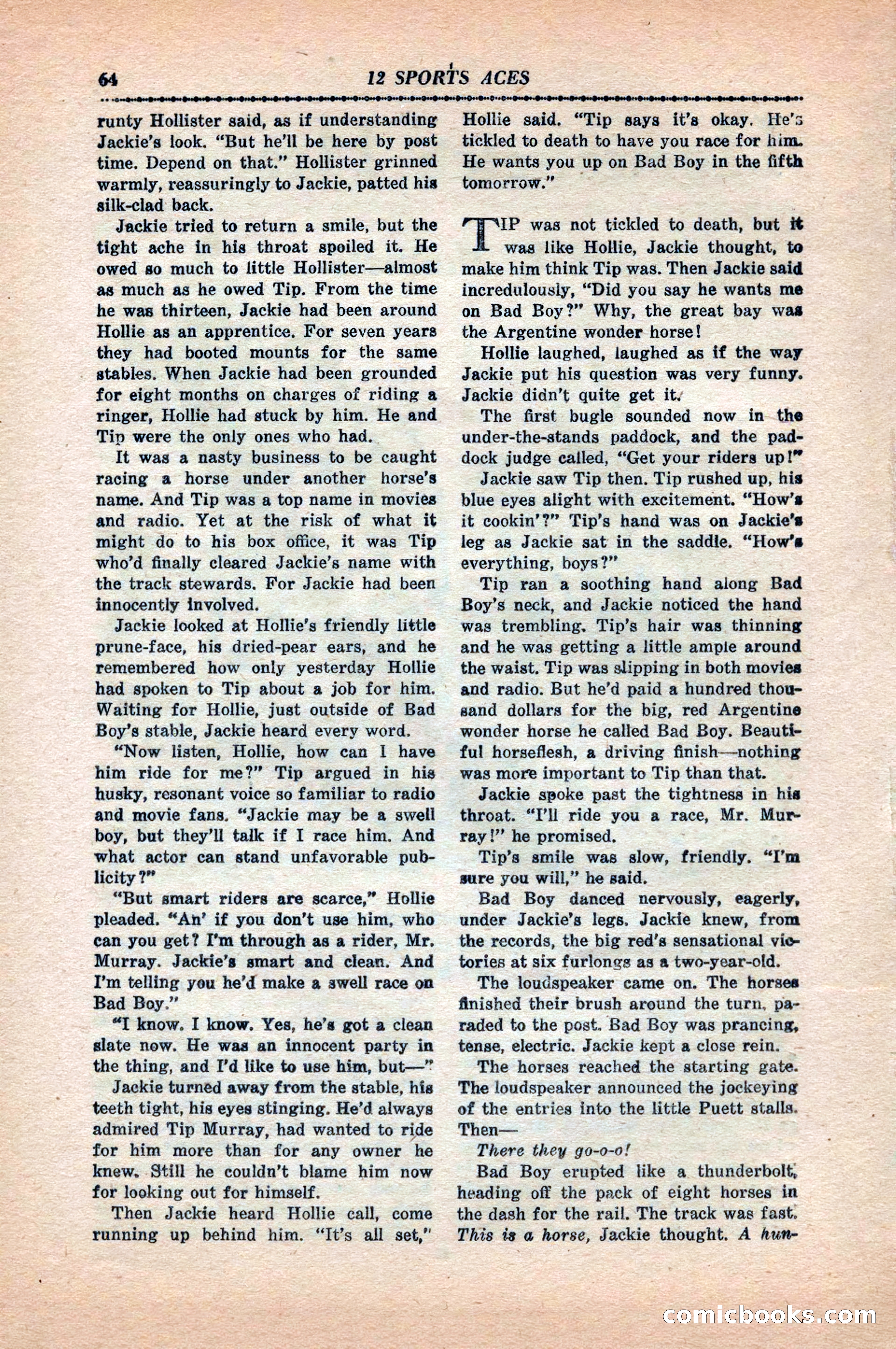 12 Sports Aces, May 1943 — page 66 of 100