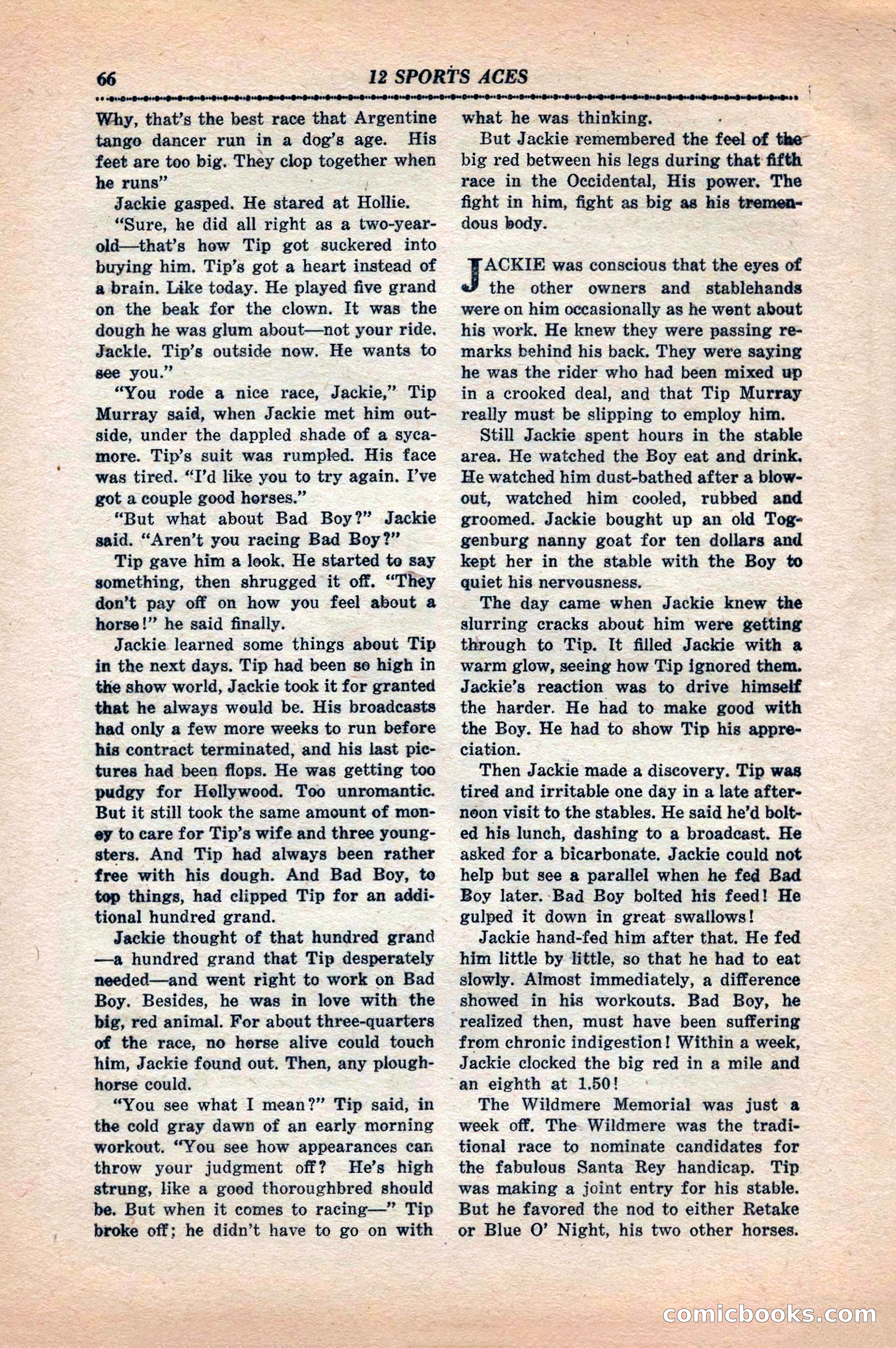 12 Sports Aces, May 1943 — page 68 of 100