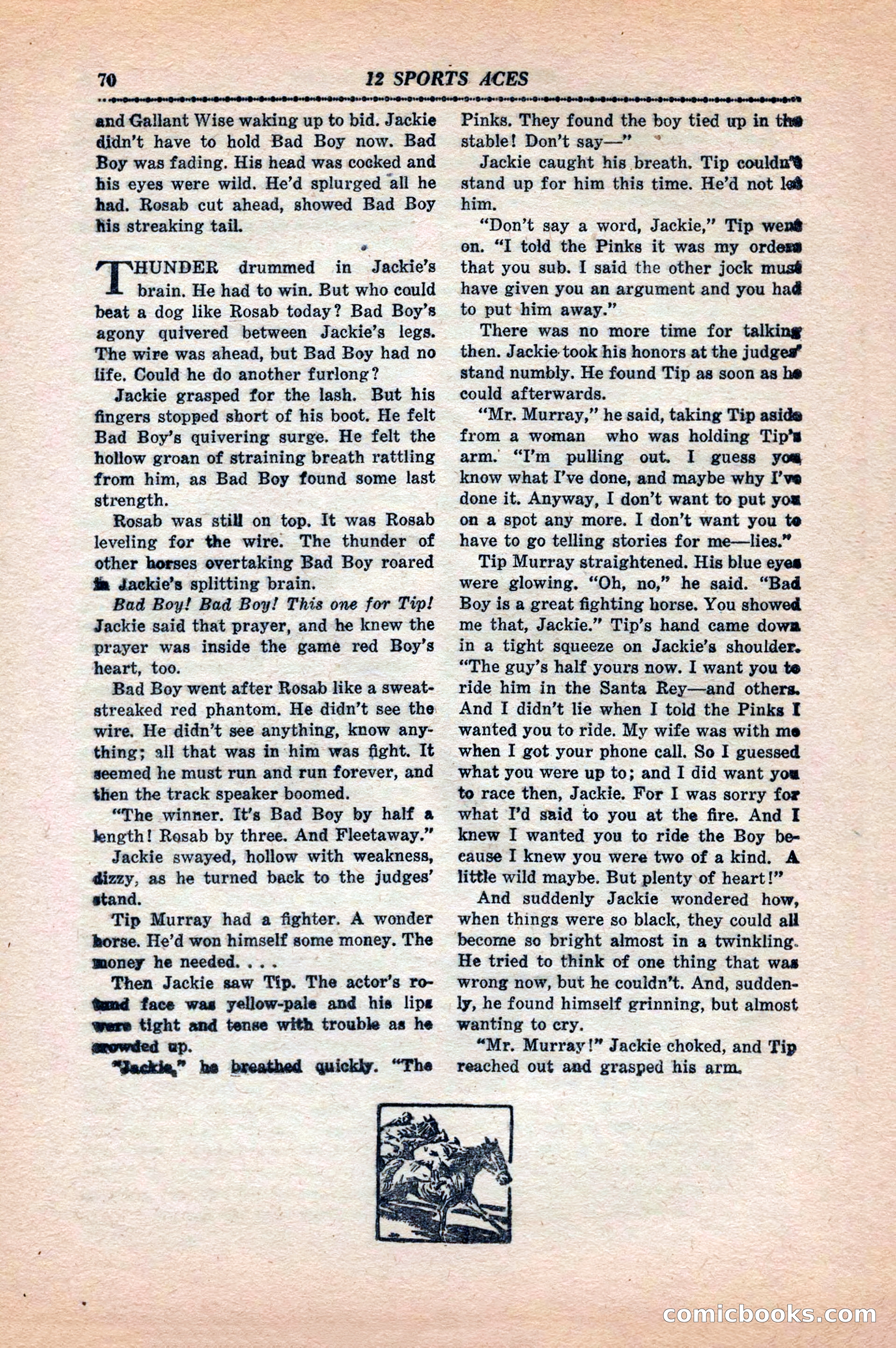 12 Sports Aces, May 1943 — page 72 of 100