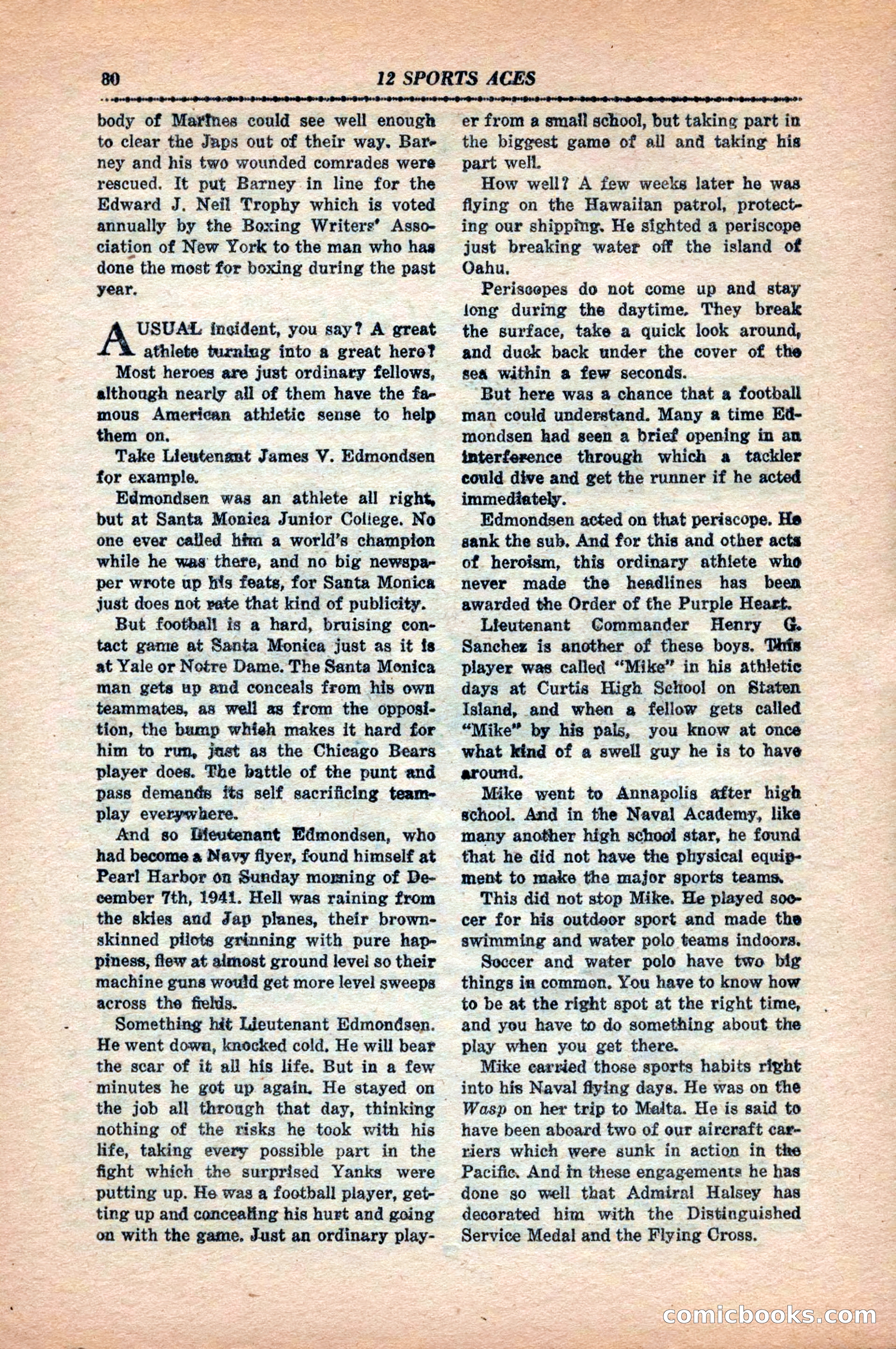 12 Sports Aces, May 1943 — page 82 of 100