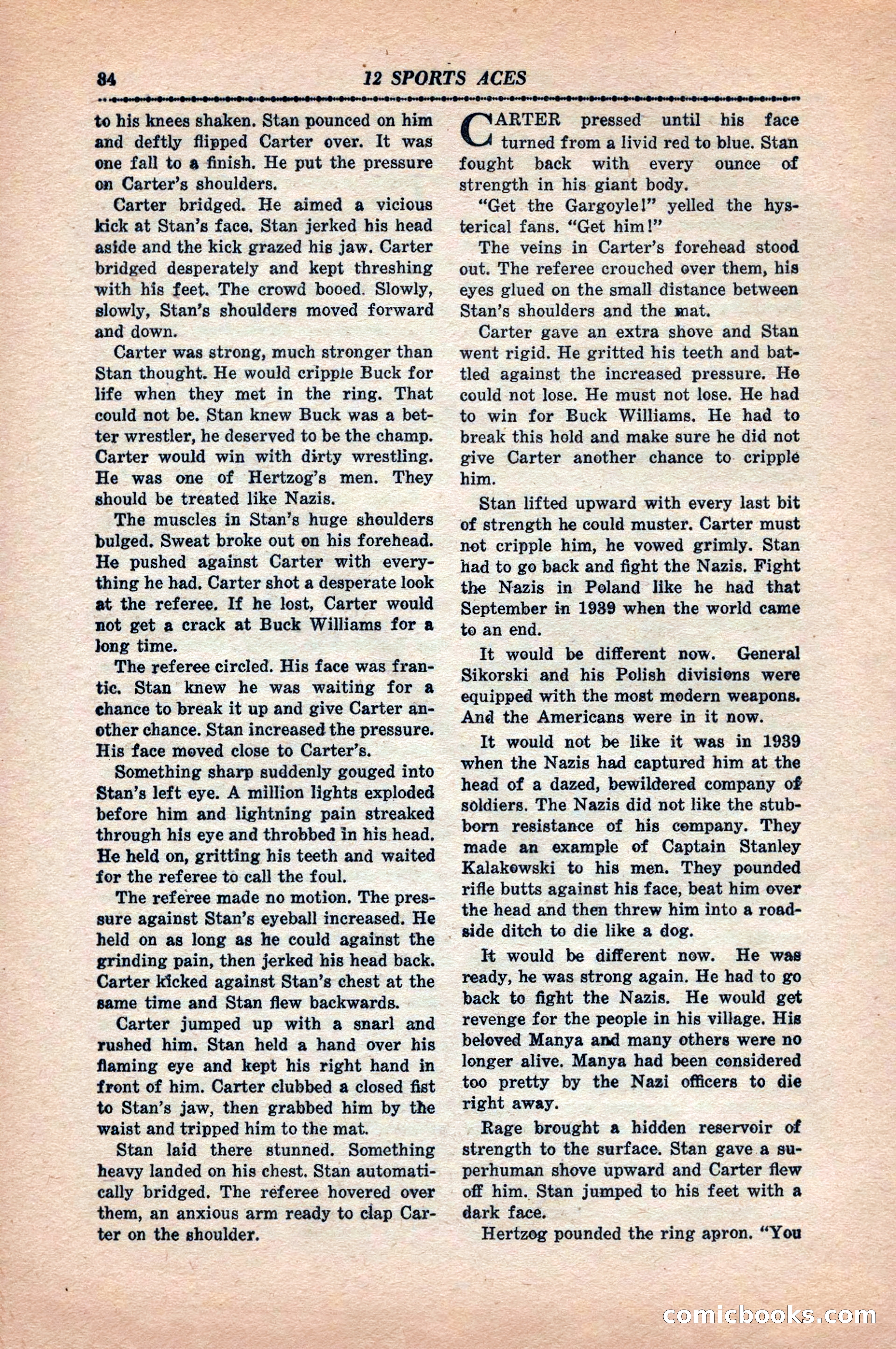 12 Sports Aces, May 1943 — page 86 of 100