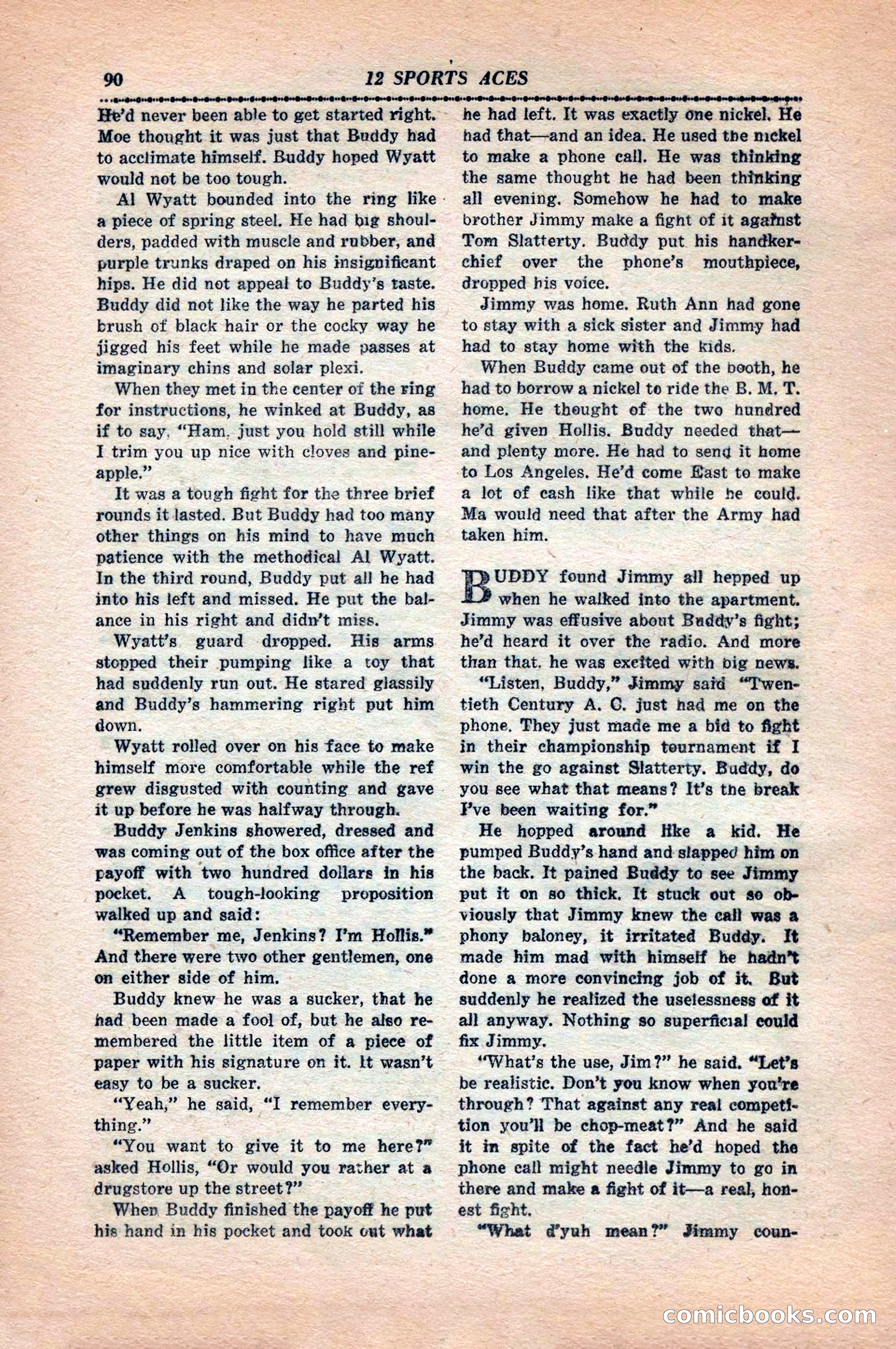 12 Sports Aces, May 1943 — page 92 of 100
