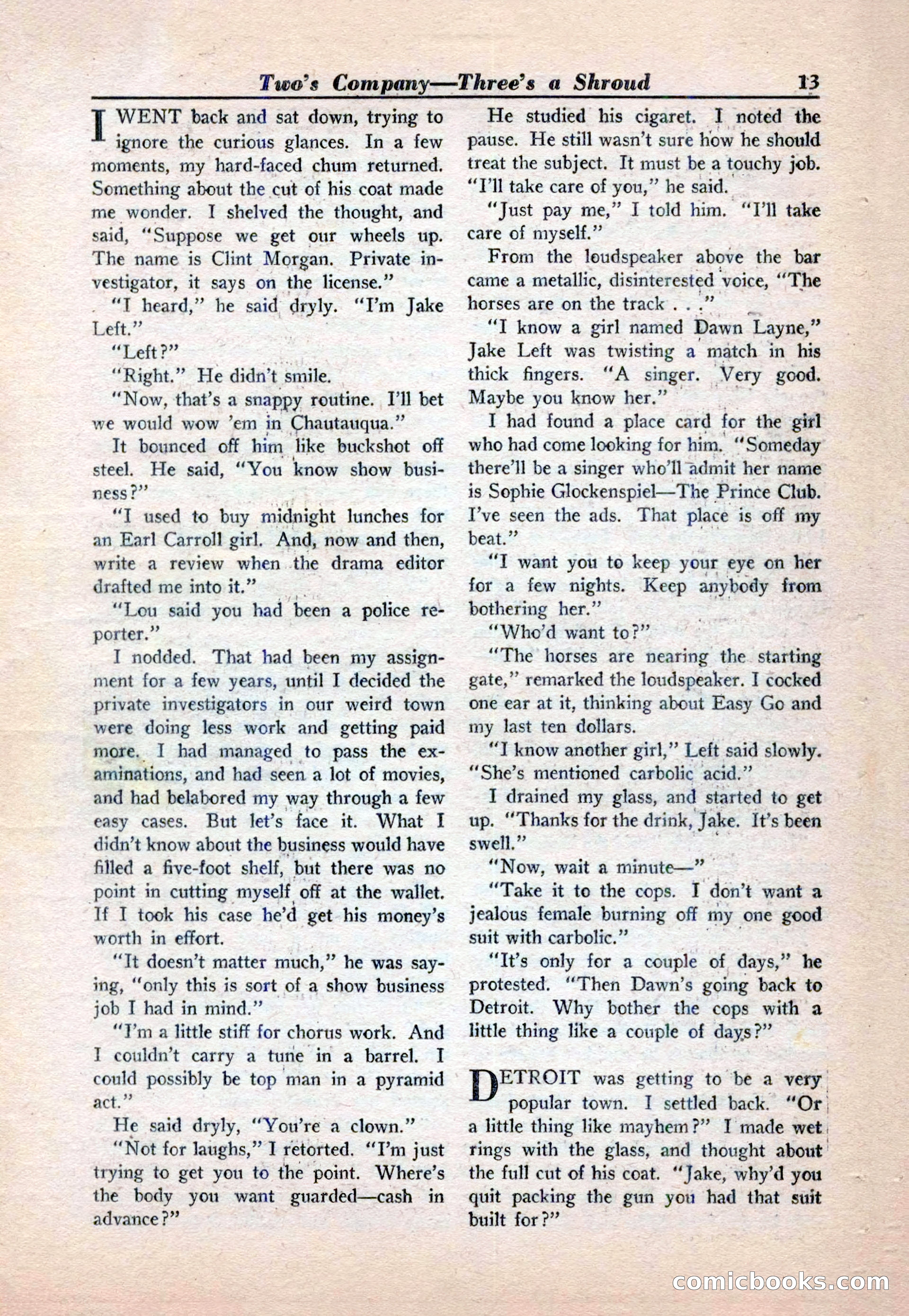15 Story Detective, April 1950 — page 13 of 132