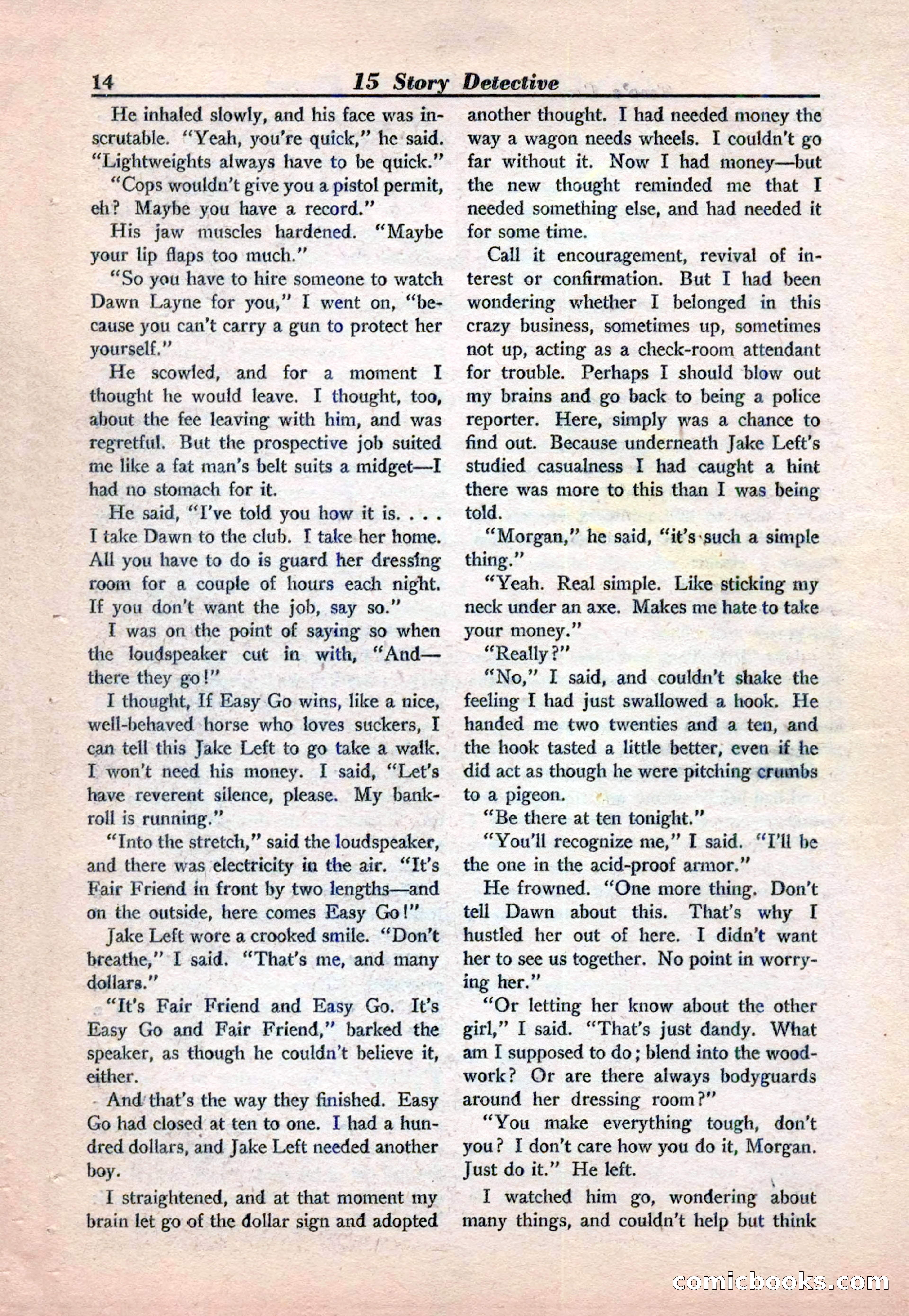 15 Story Detective, April 1950 — page 14 of 132