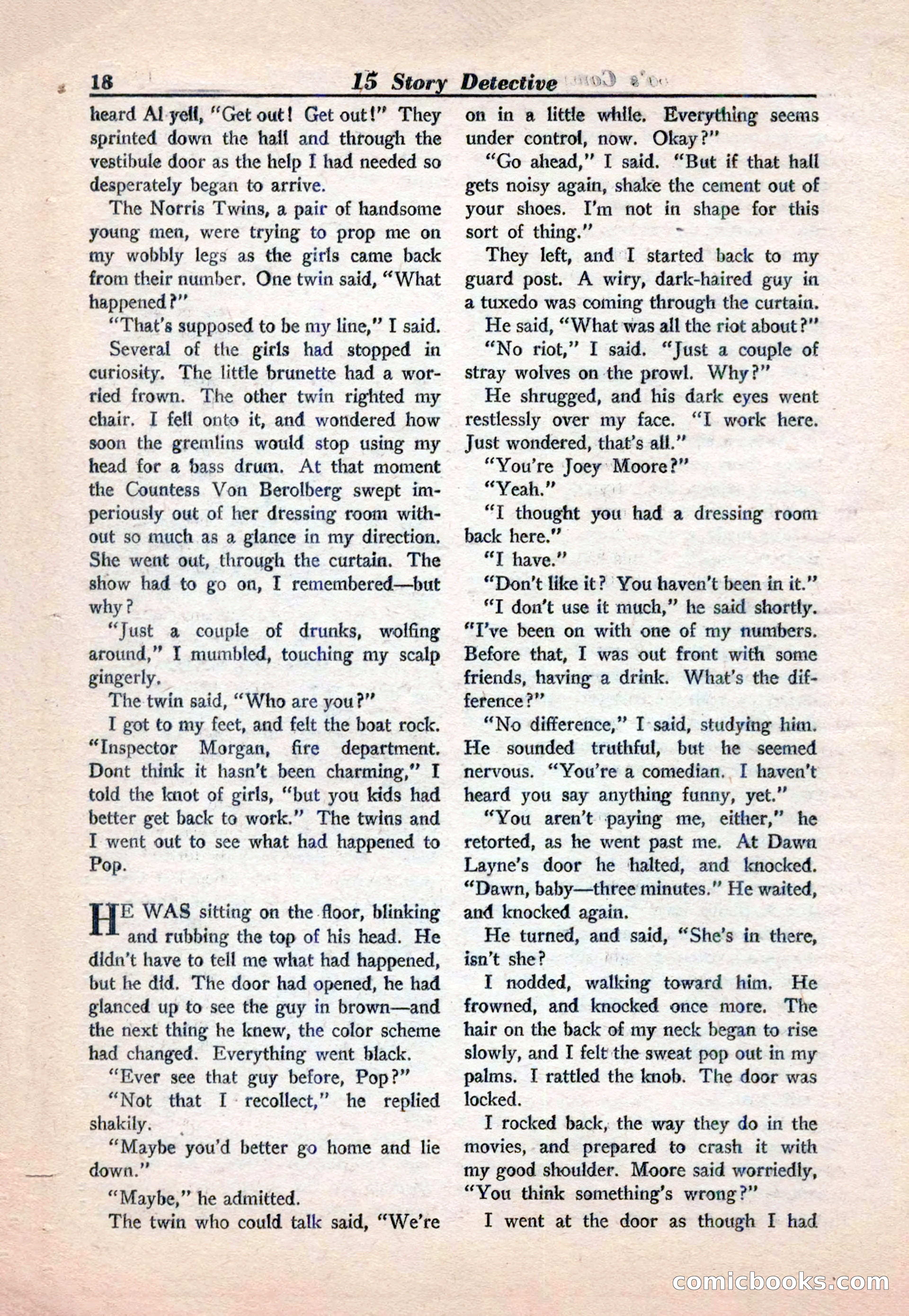 15 Story Detective, April 1950 — page 18 of 132