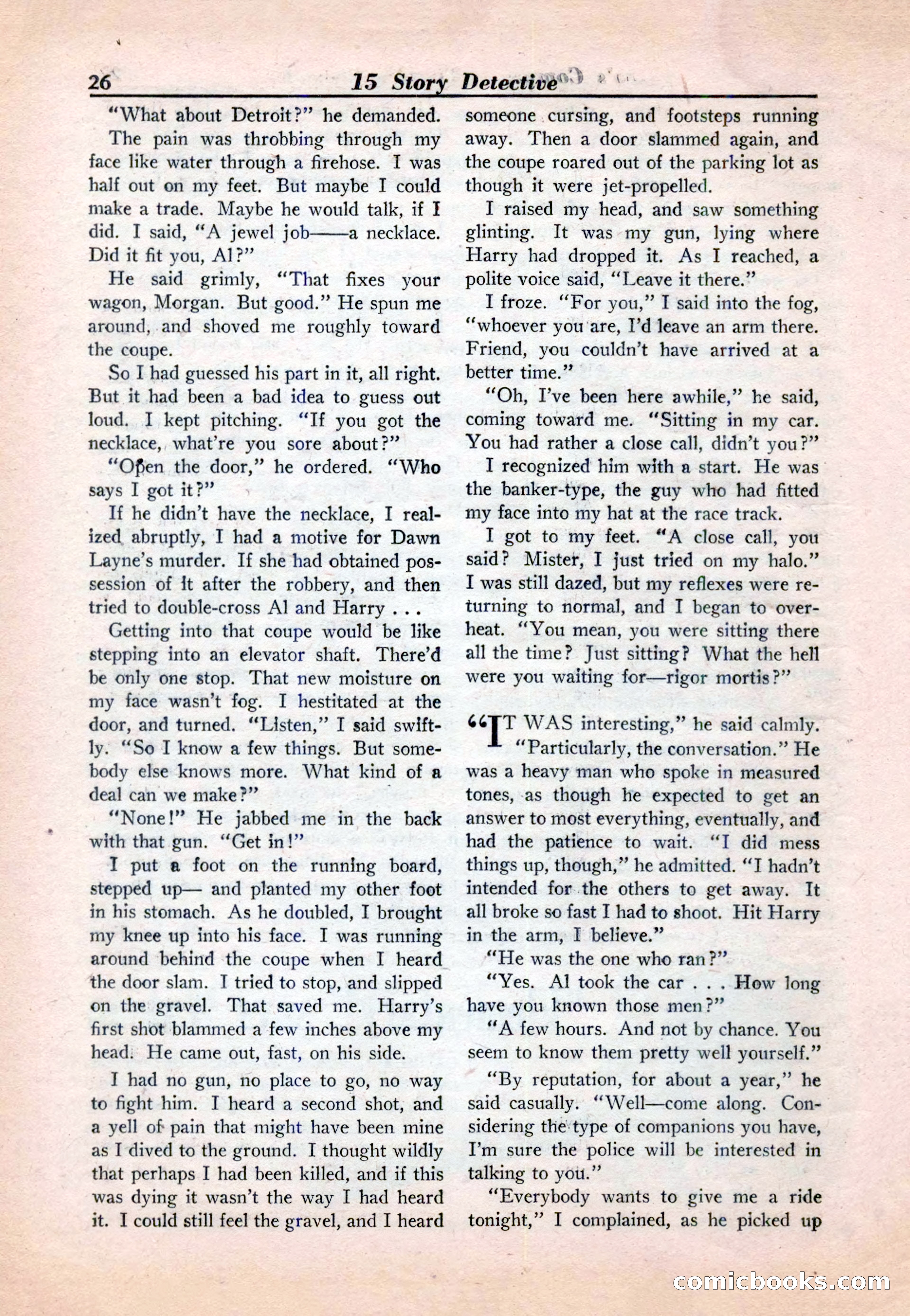15 Story Detective, April 1950 — page 26 of 132