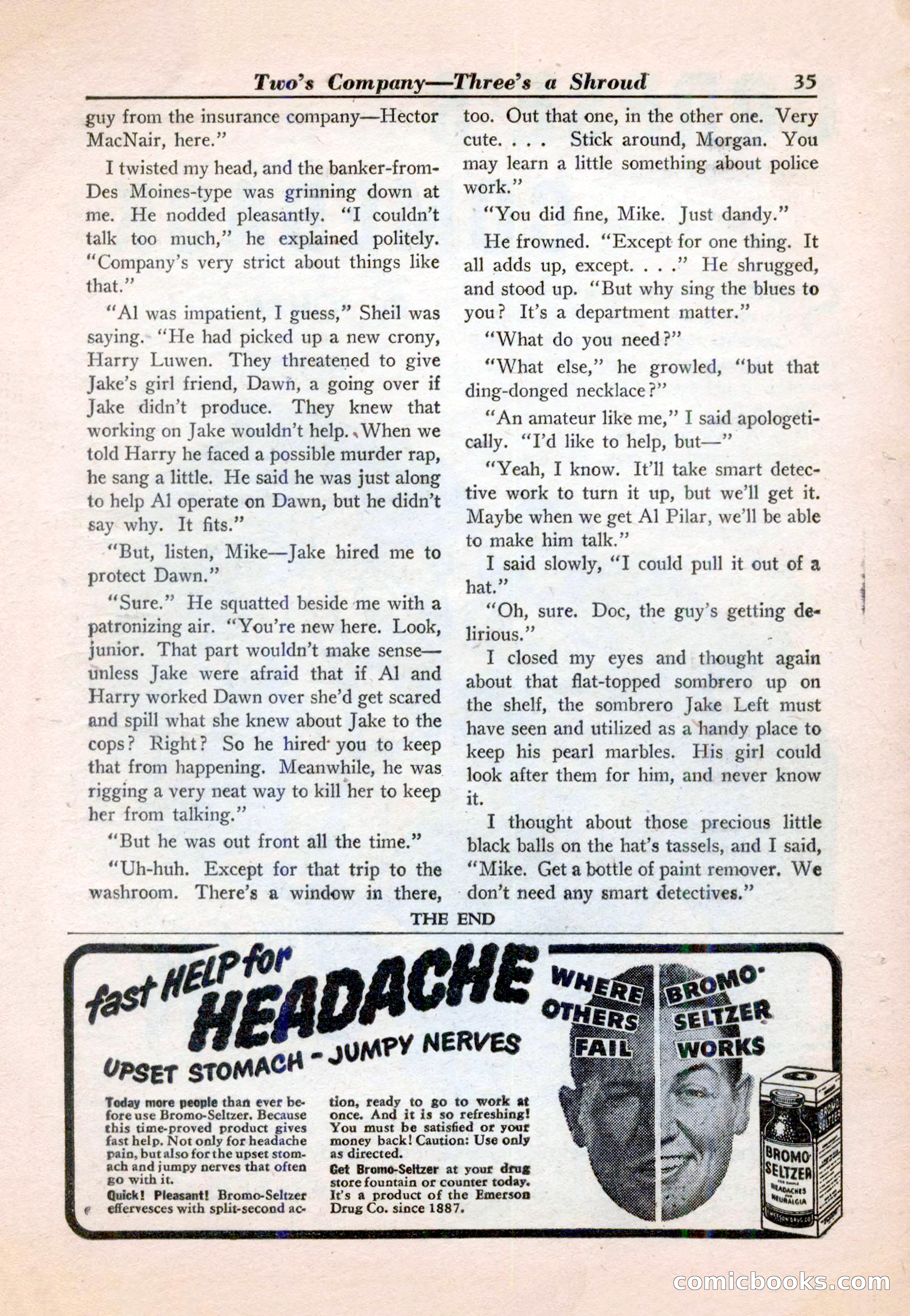15 Story Detective, April 1950 — page 35 of 132