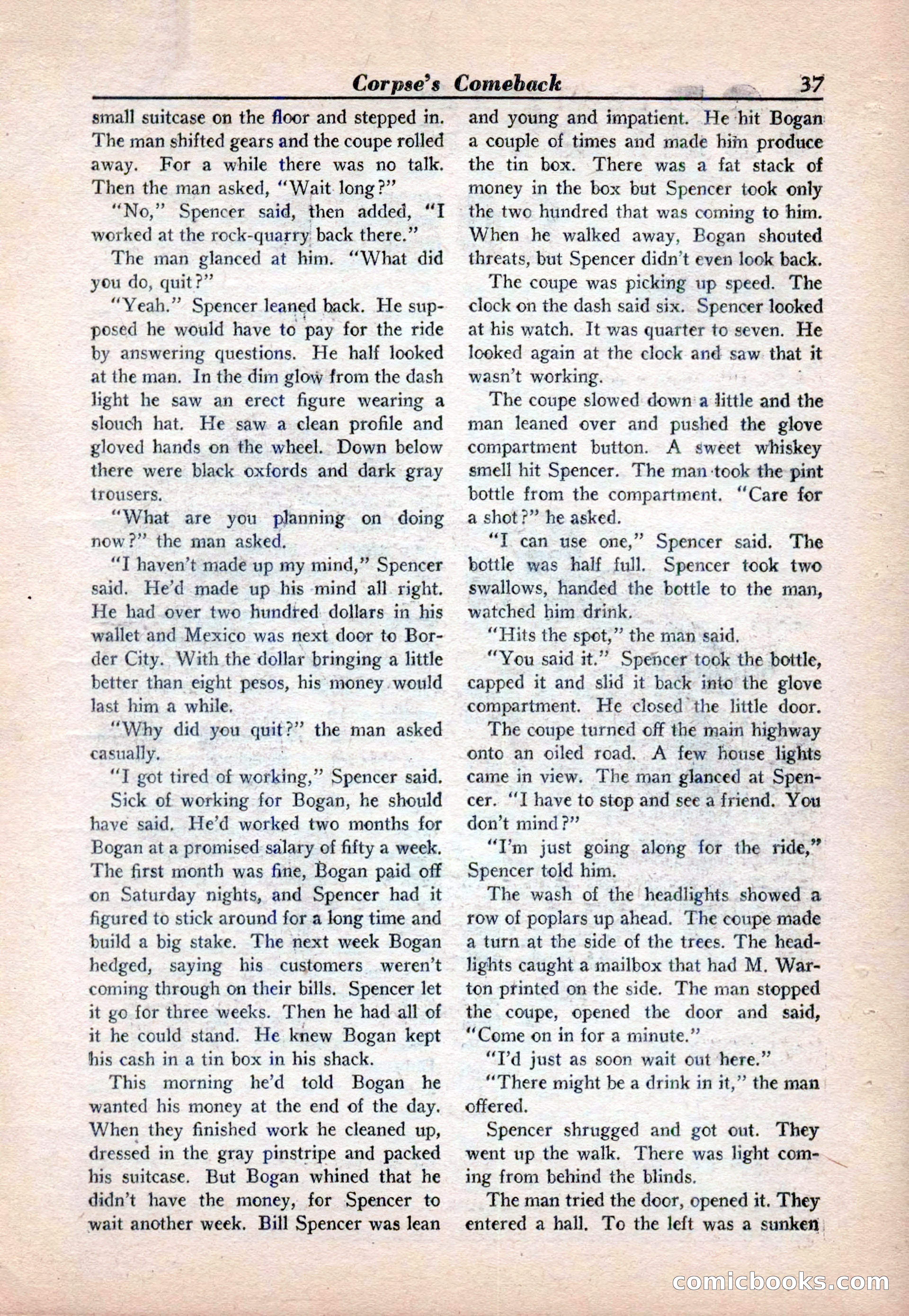 15 Story Detective, April 1950 — page 37 of 132