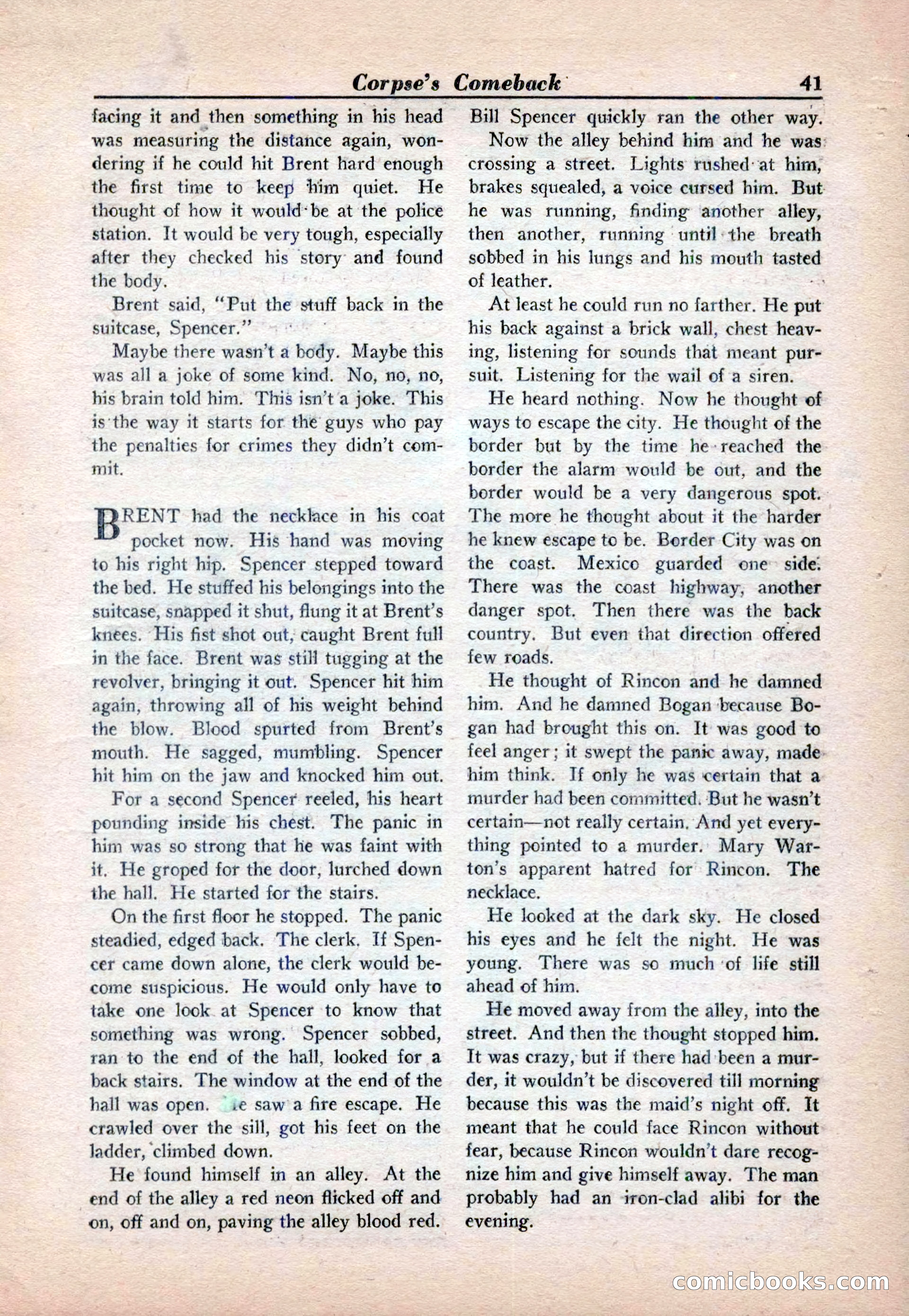 15 Story Detective, April 1950 — page 41 of 132