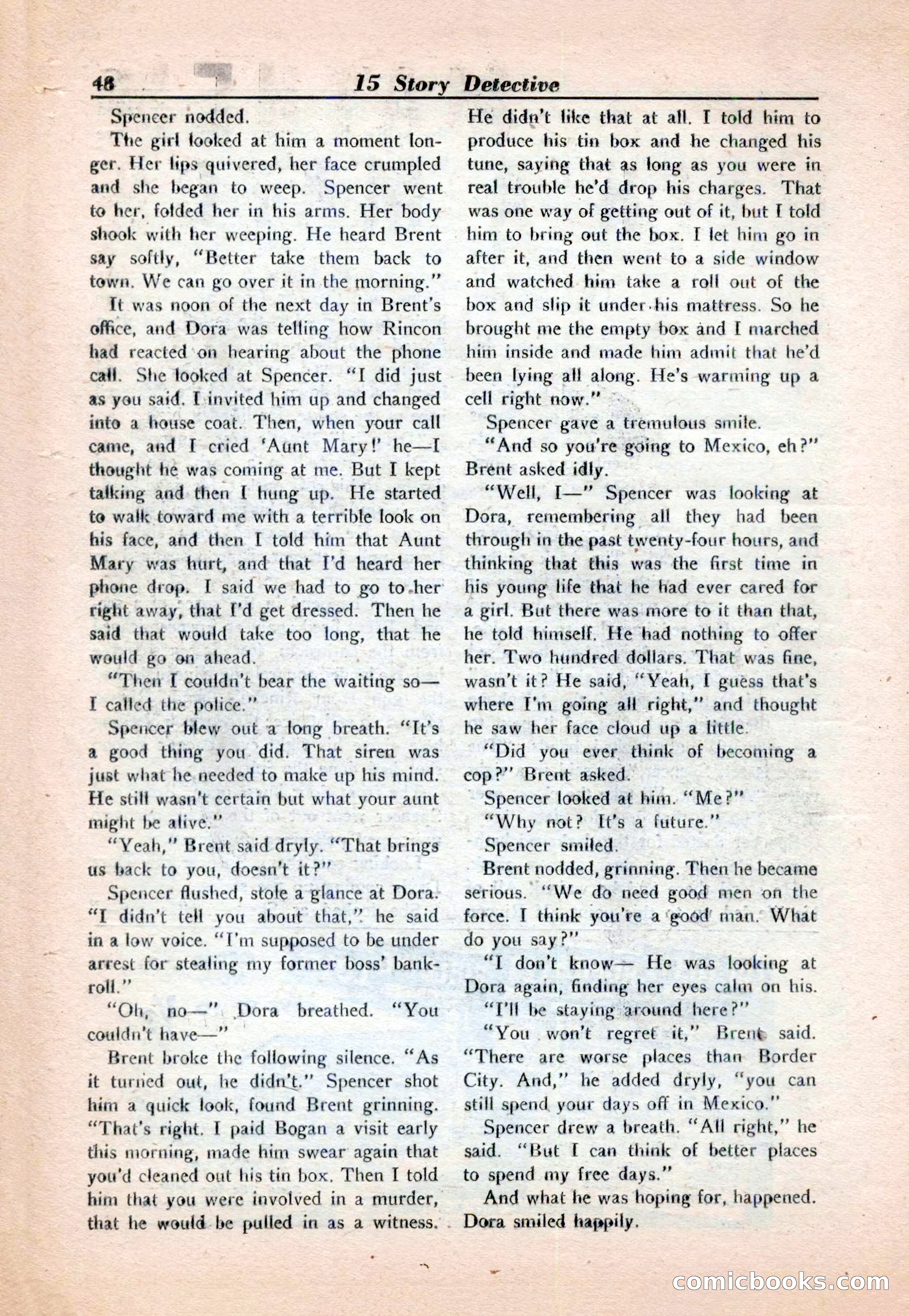 15 Story Detective, April 1950 — page 48 of 132