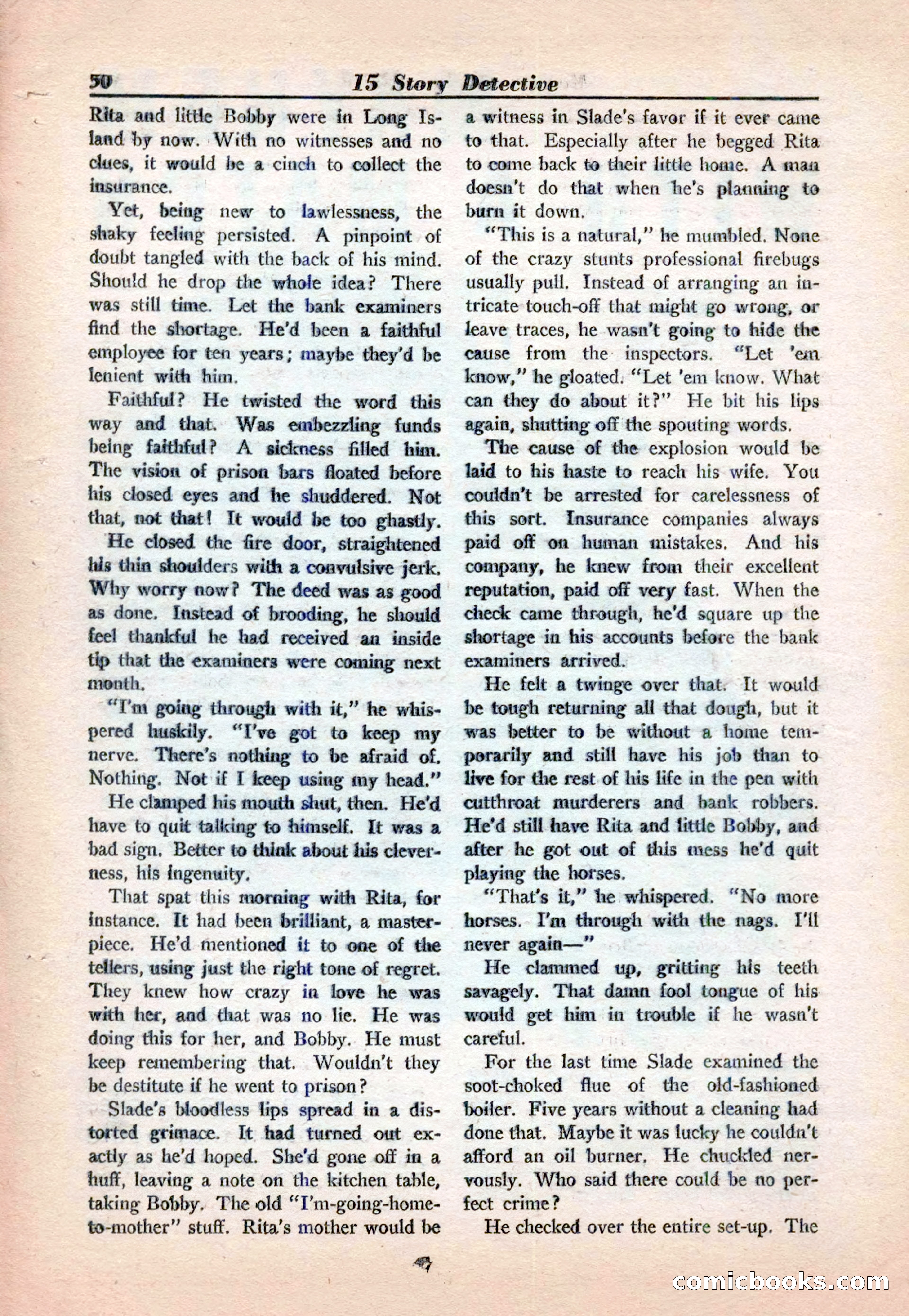 15 Story Detective, April 1950 — page 50 of 132