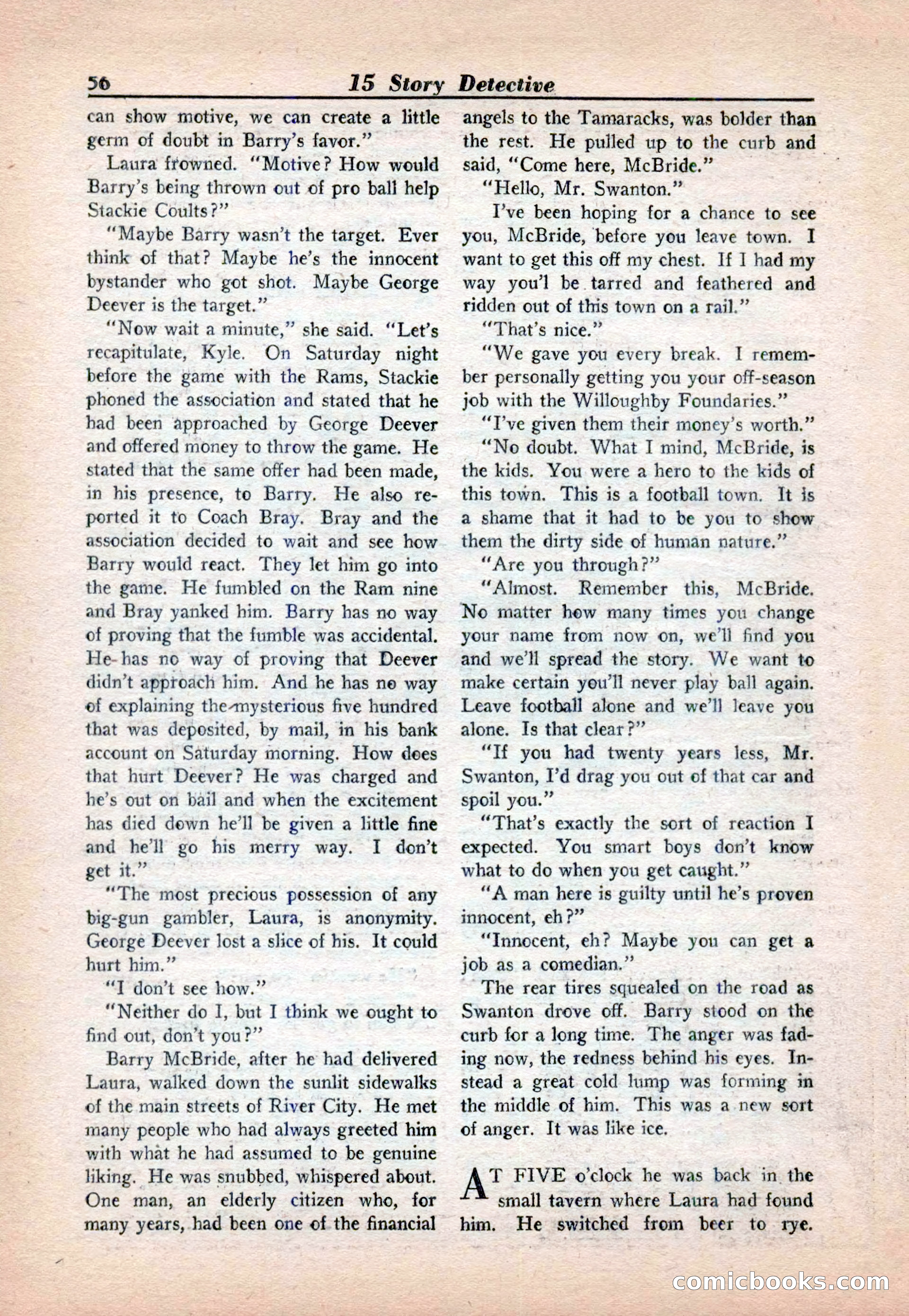 15 Story Detective, April 1950 — page 56 of 132