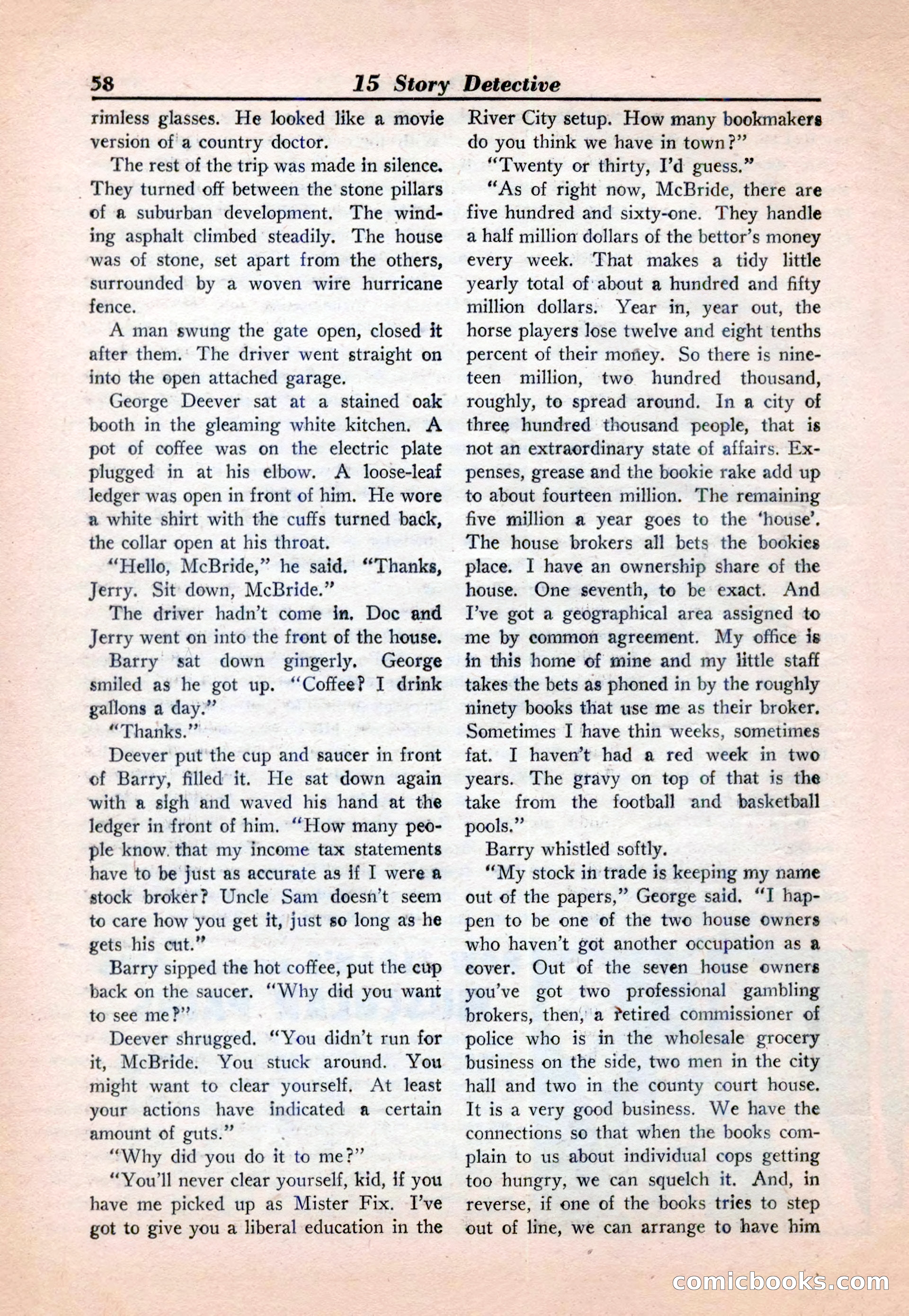 15 Story Detective, April 1950 — page 58 of 132