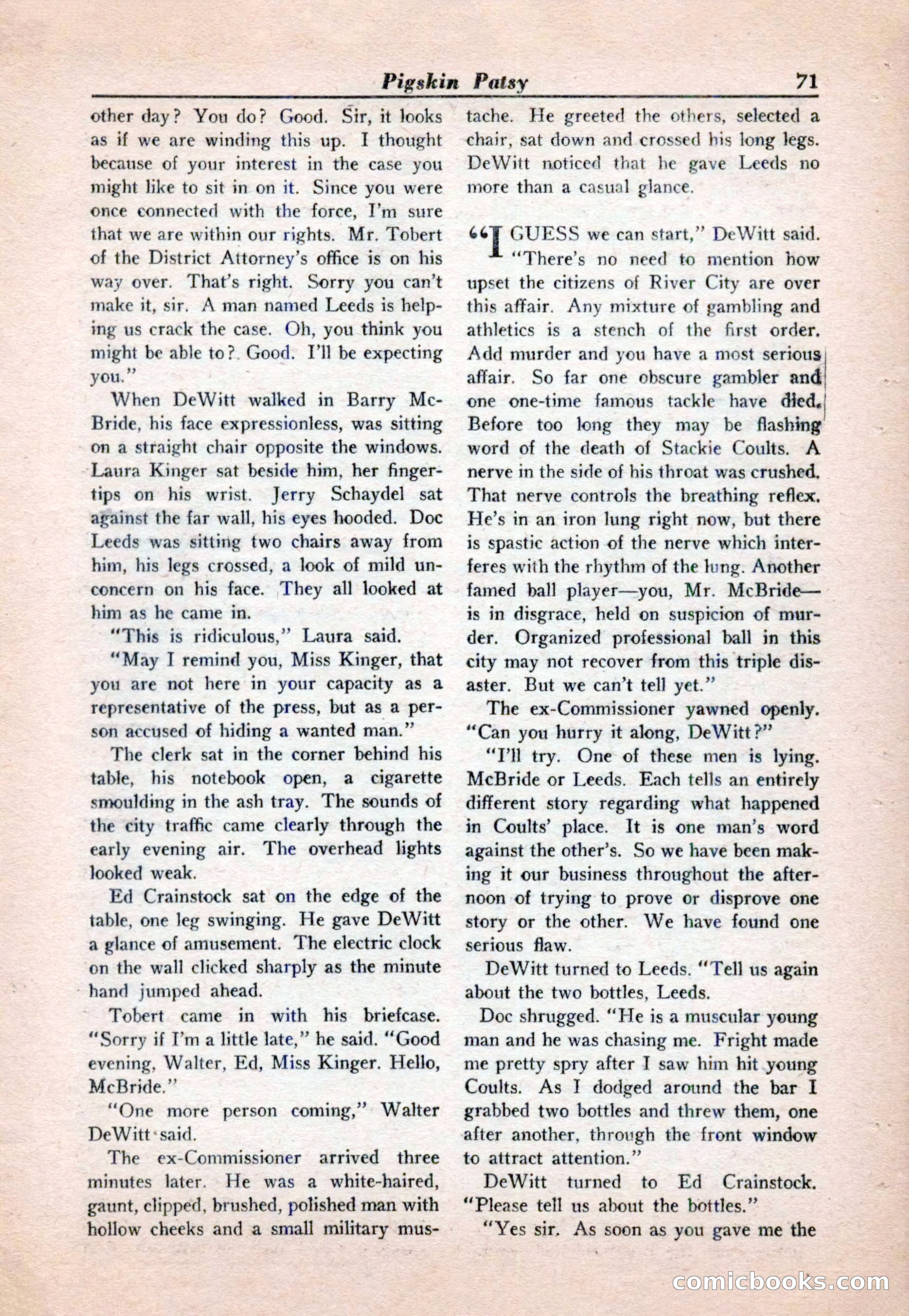 15 Story Detective, April 1950 — page 71 of 132