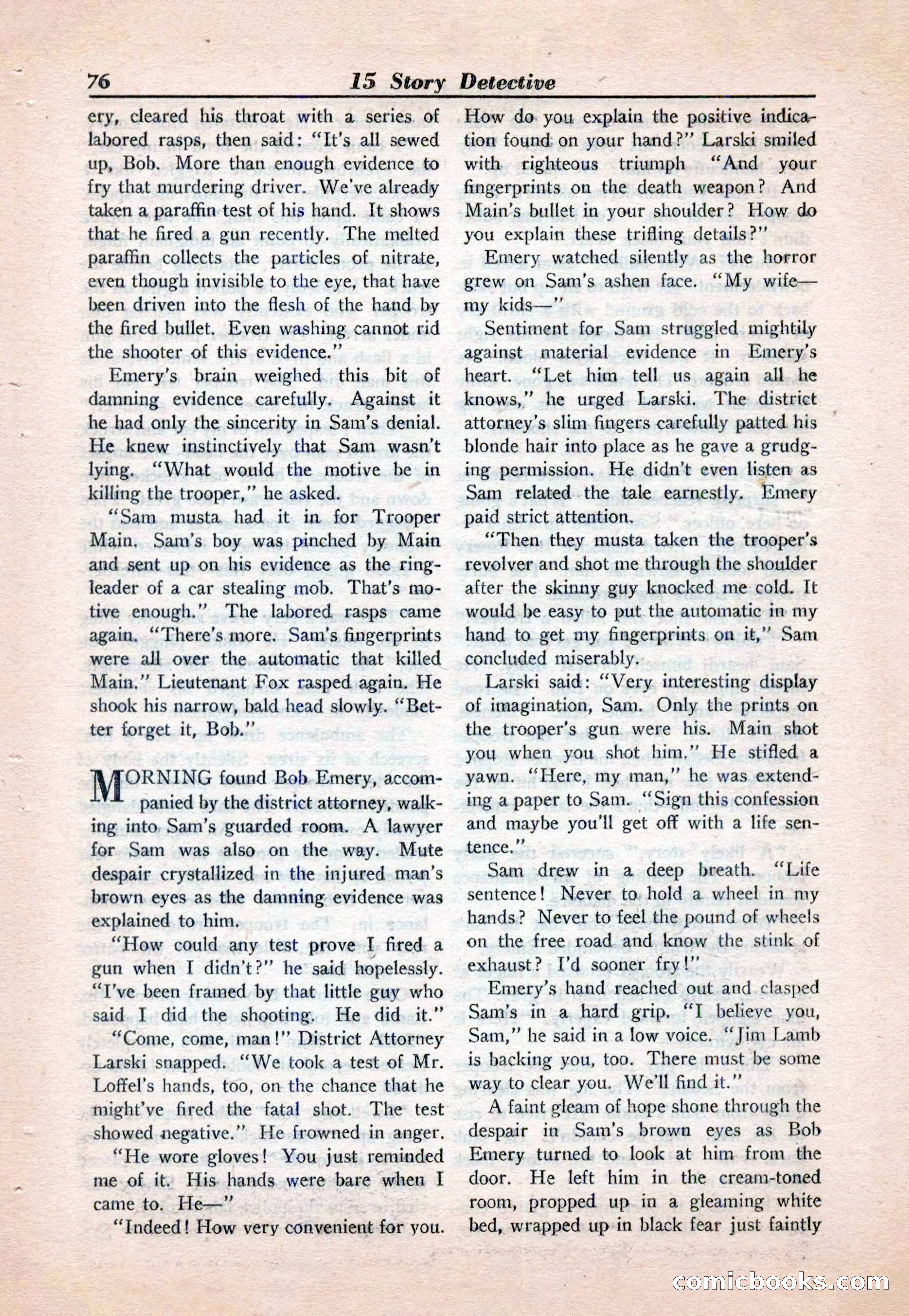 15 Story Detective, April 1950 — page 76 of 132