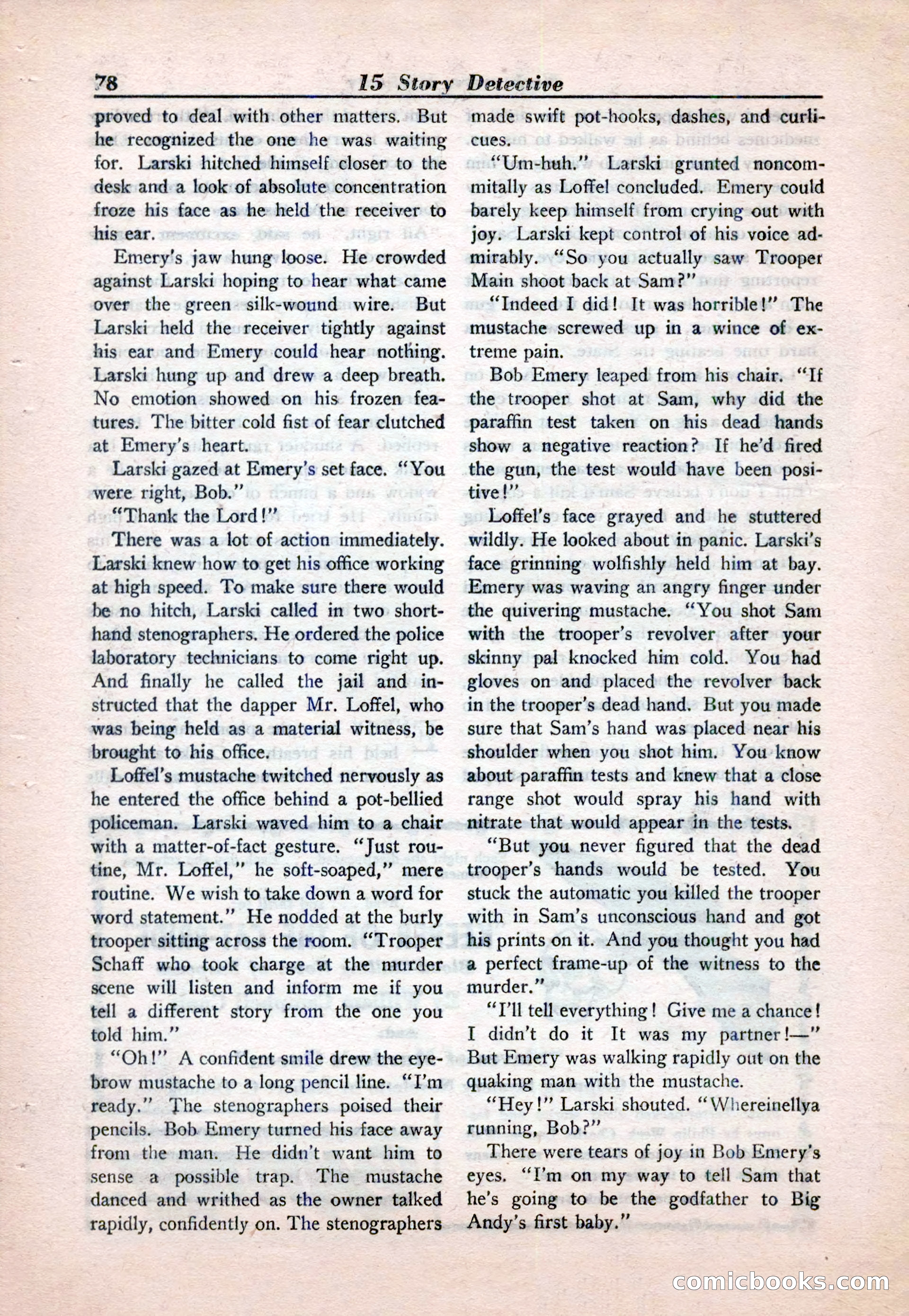 15 Story Detective, April 1950 — page 78 of 132