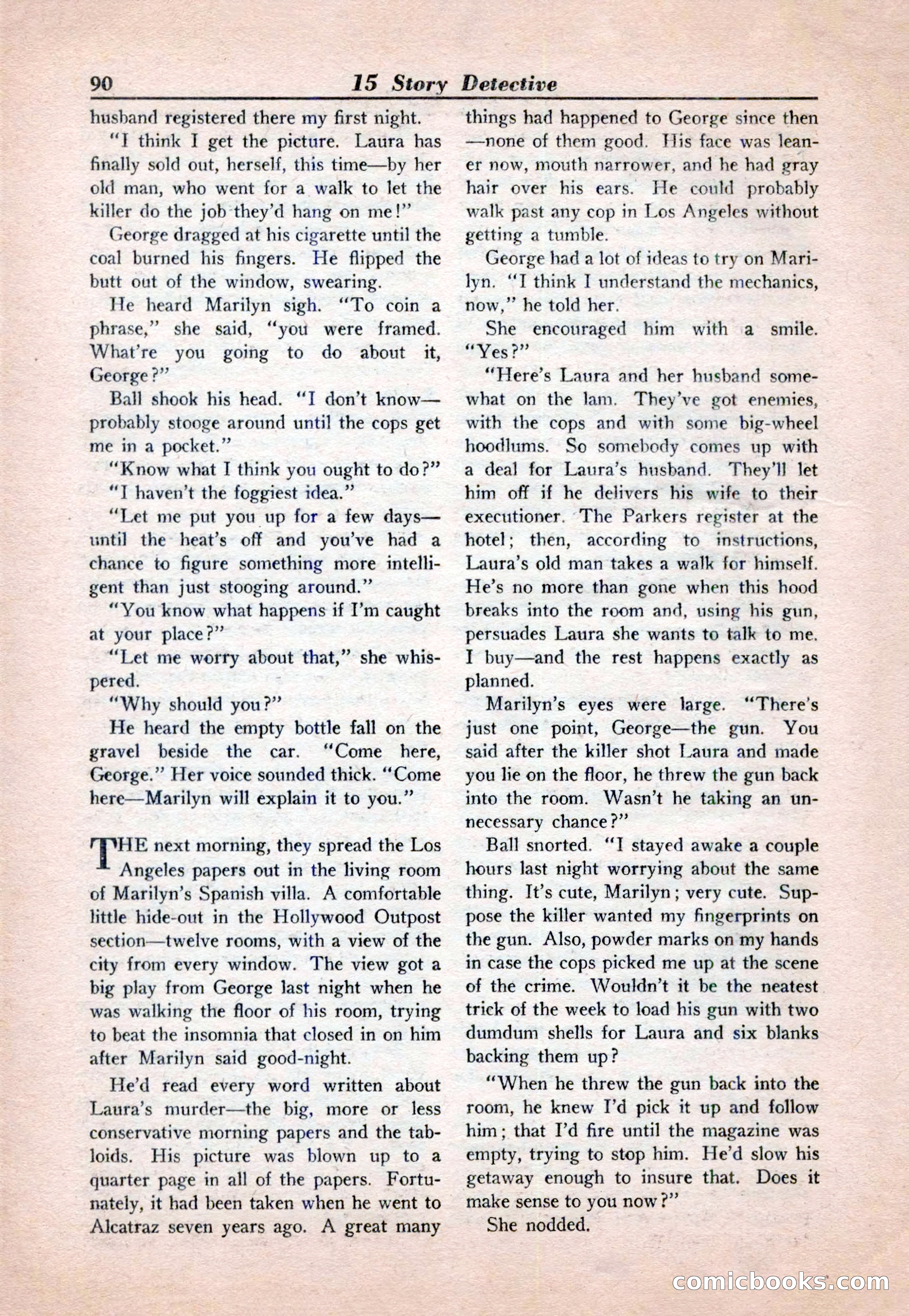 15 Story Detective, April 1950 — page 90 of 132