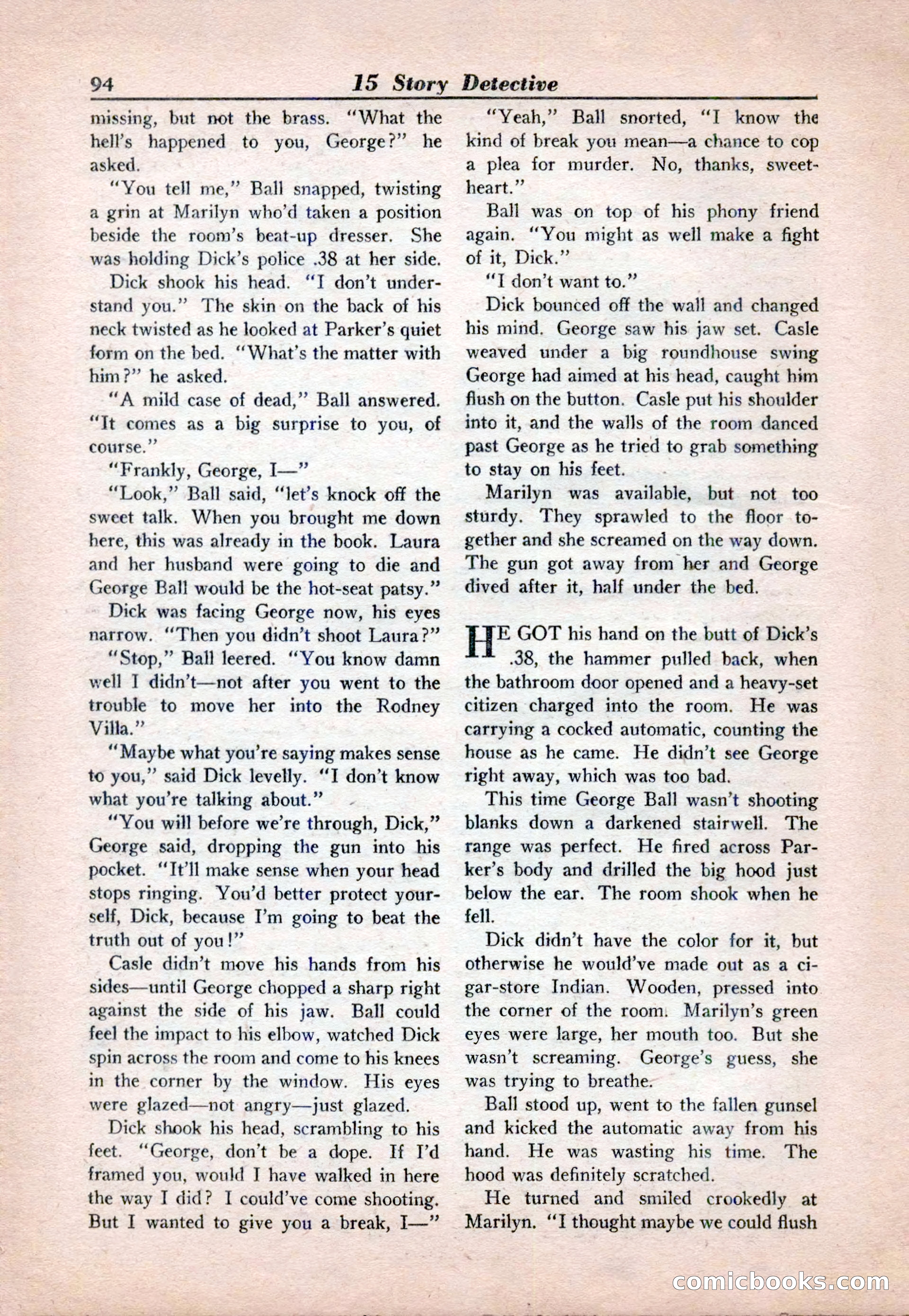 15 Story Detective, April 1950 — page 94 of 132