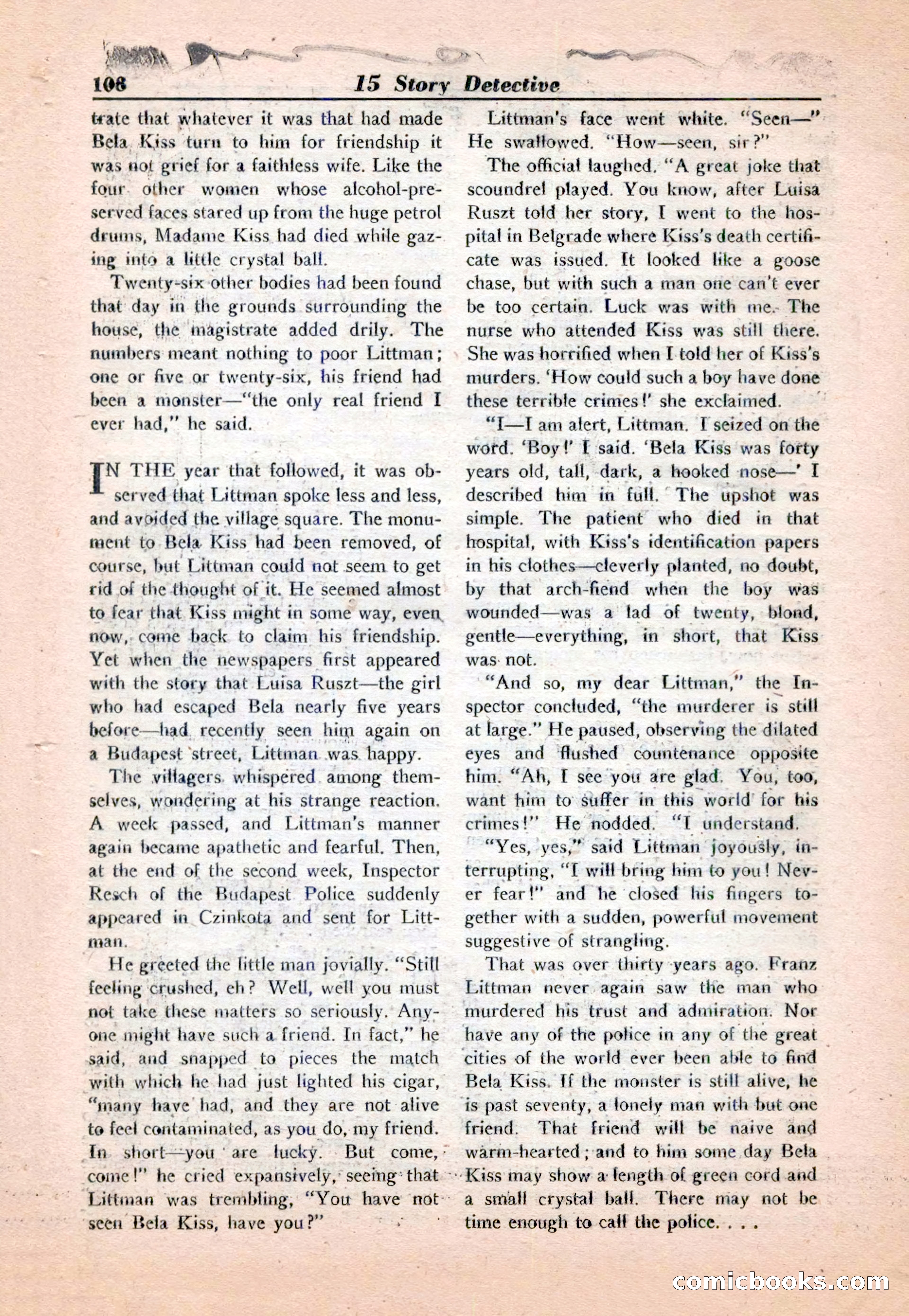 15 Story Detective, April 1950 — page 108 of 132
