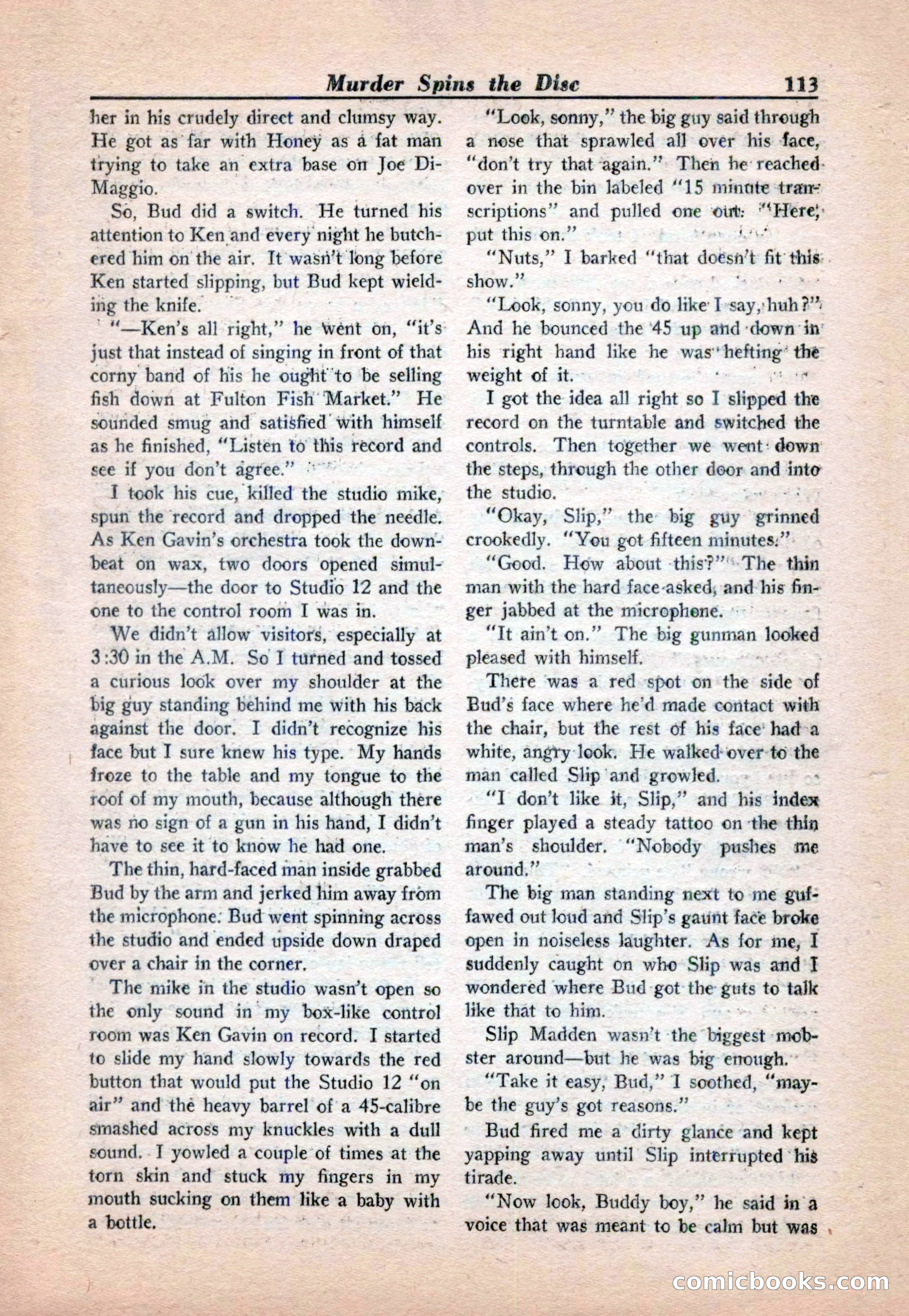 15 Story Detective, April 1950 — page 113 of 132