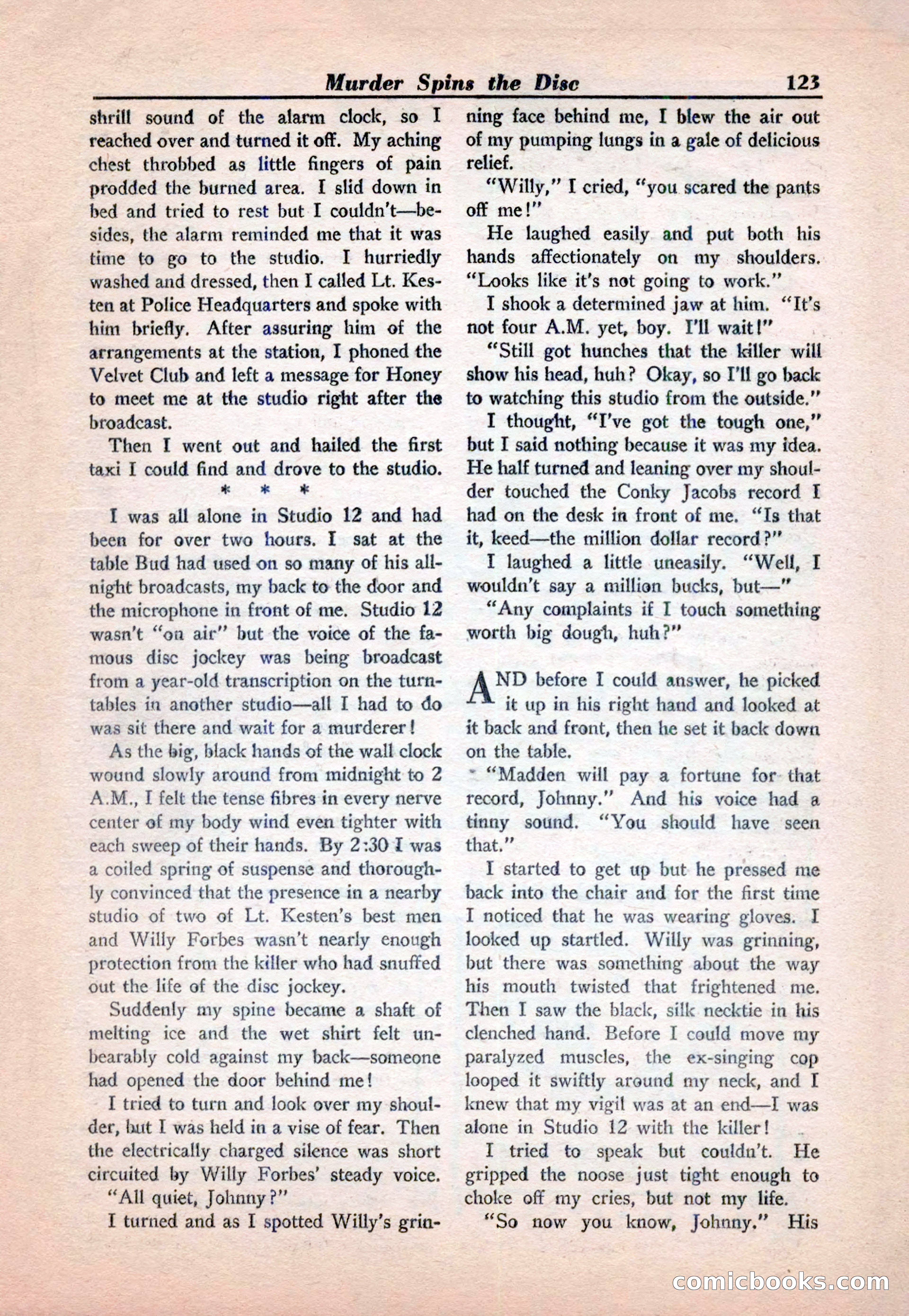 15 Story Detective, April 1950 — page 123 of 132
