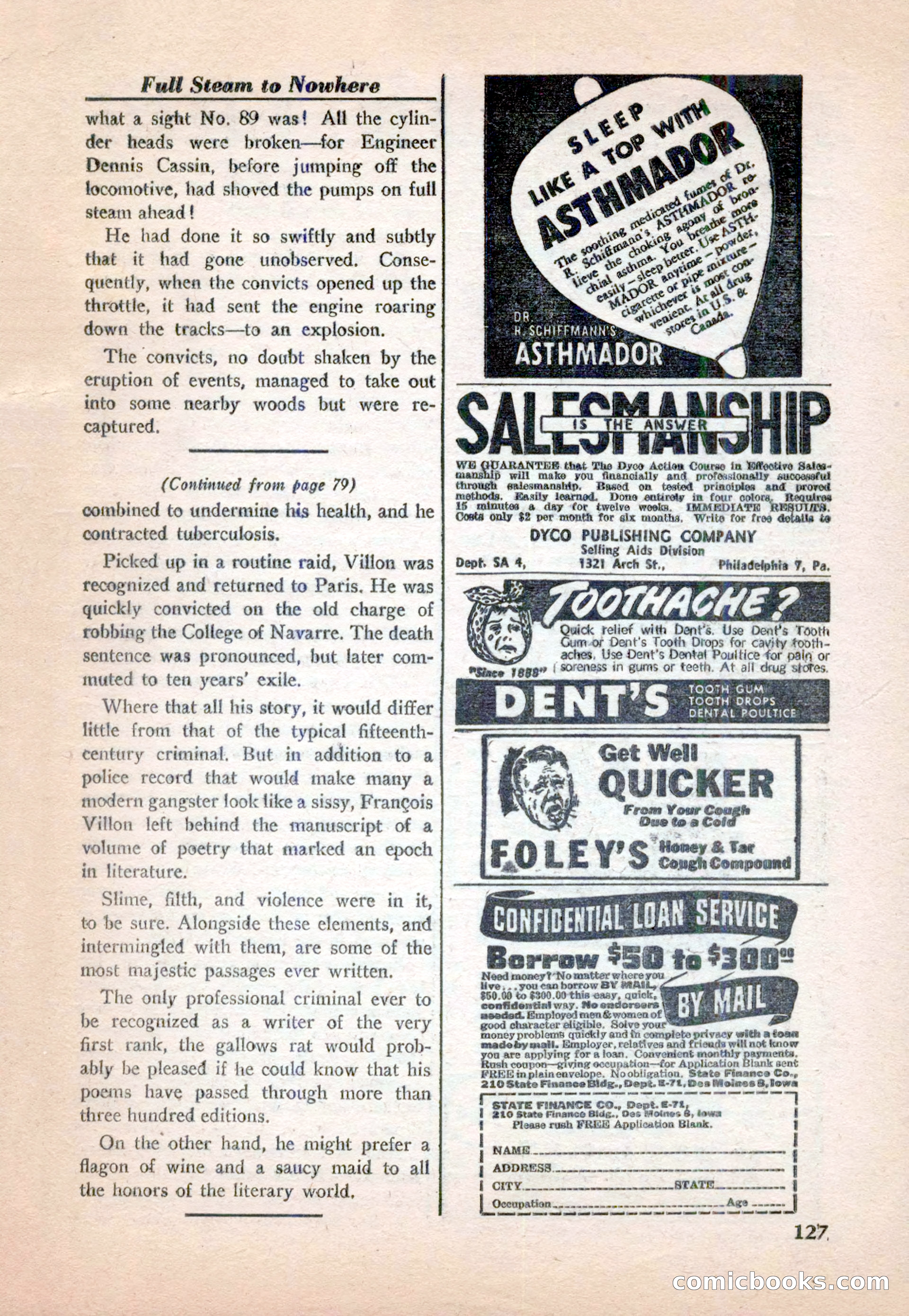 15 Story Detective, April 1950 — page 127 of 132