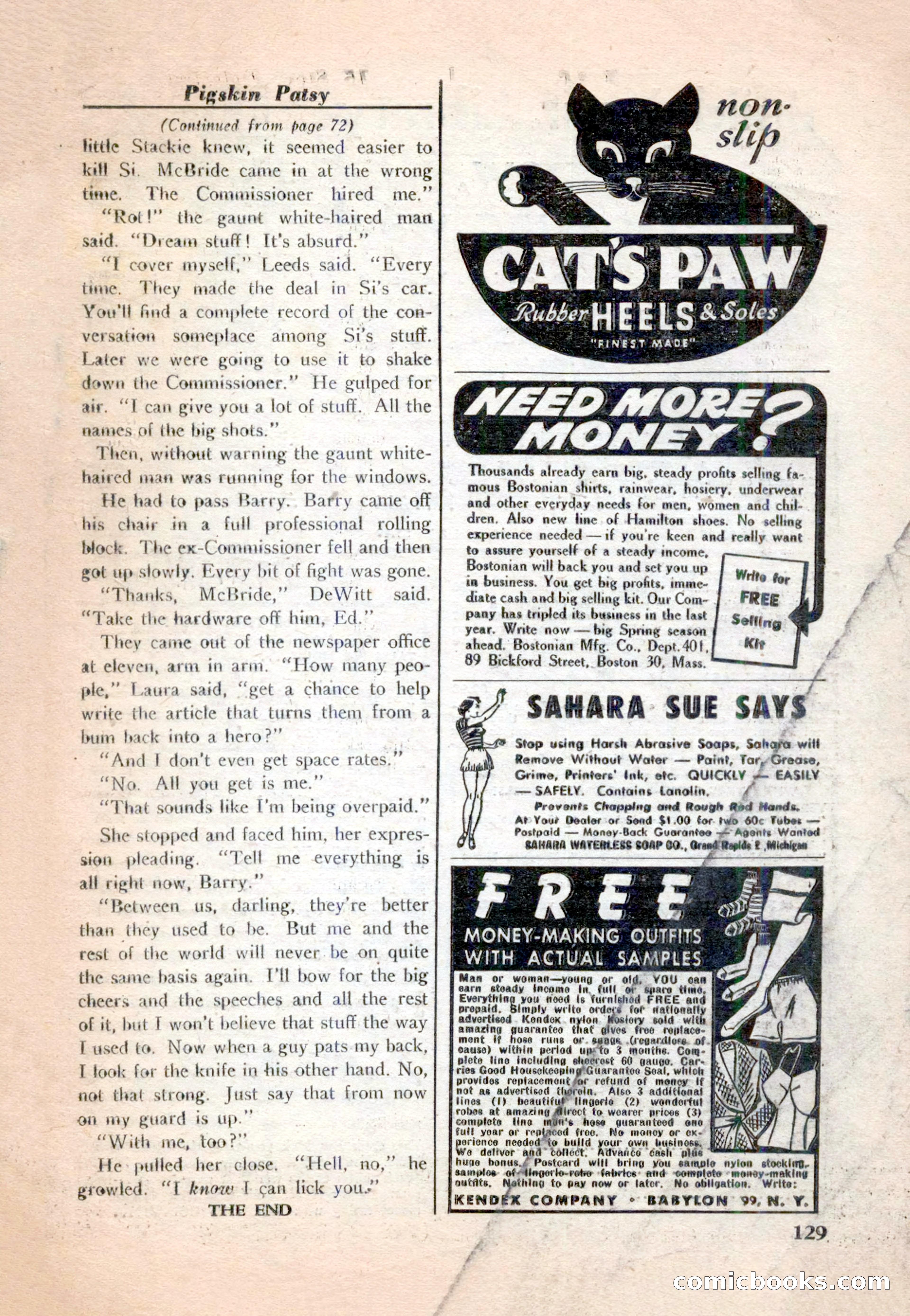 15 Story Detective, April 1950 — page 129 of 132