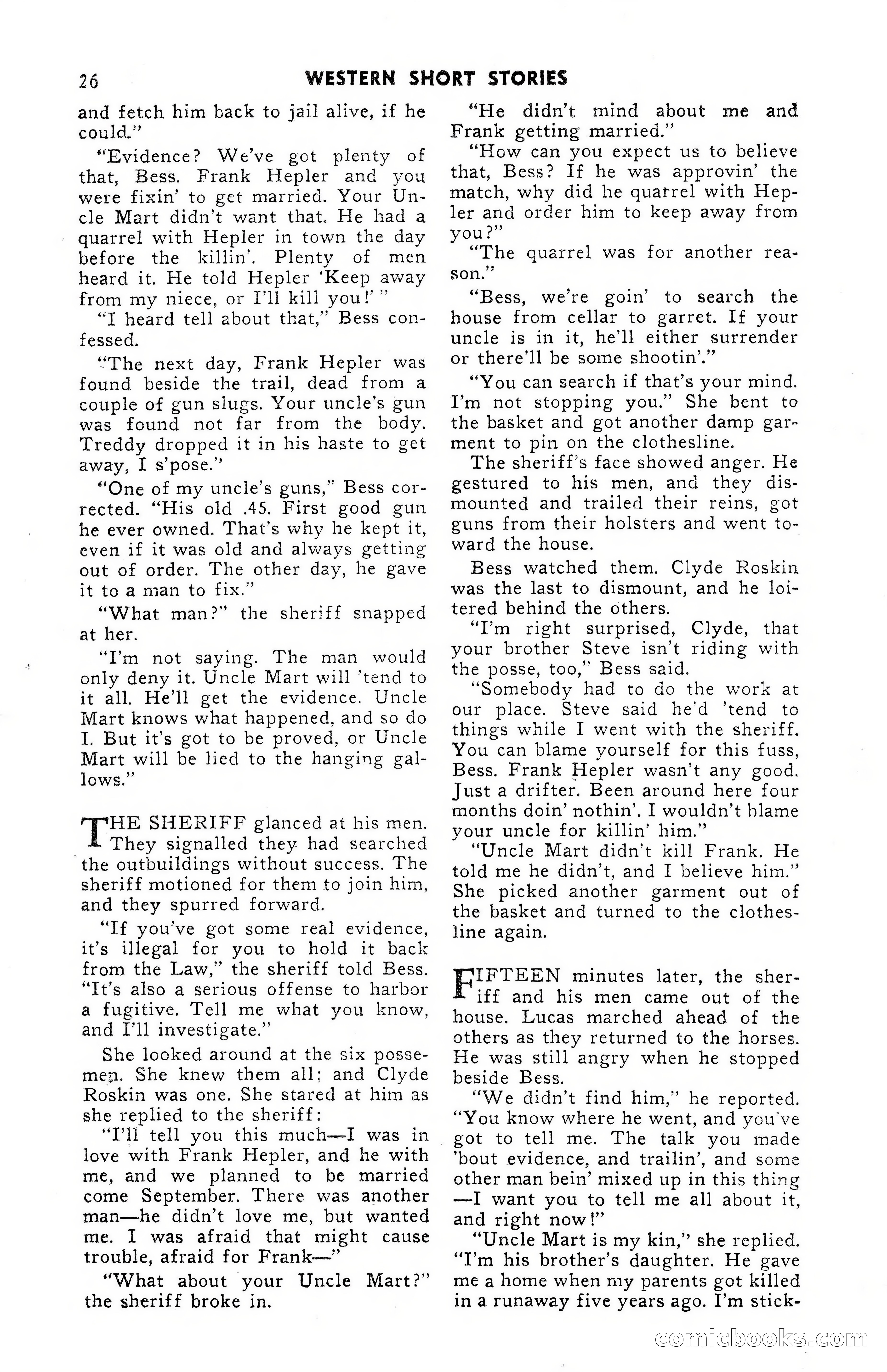 15 Western Short Stories — page 26 of 101
