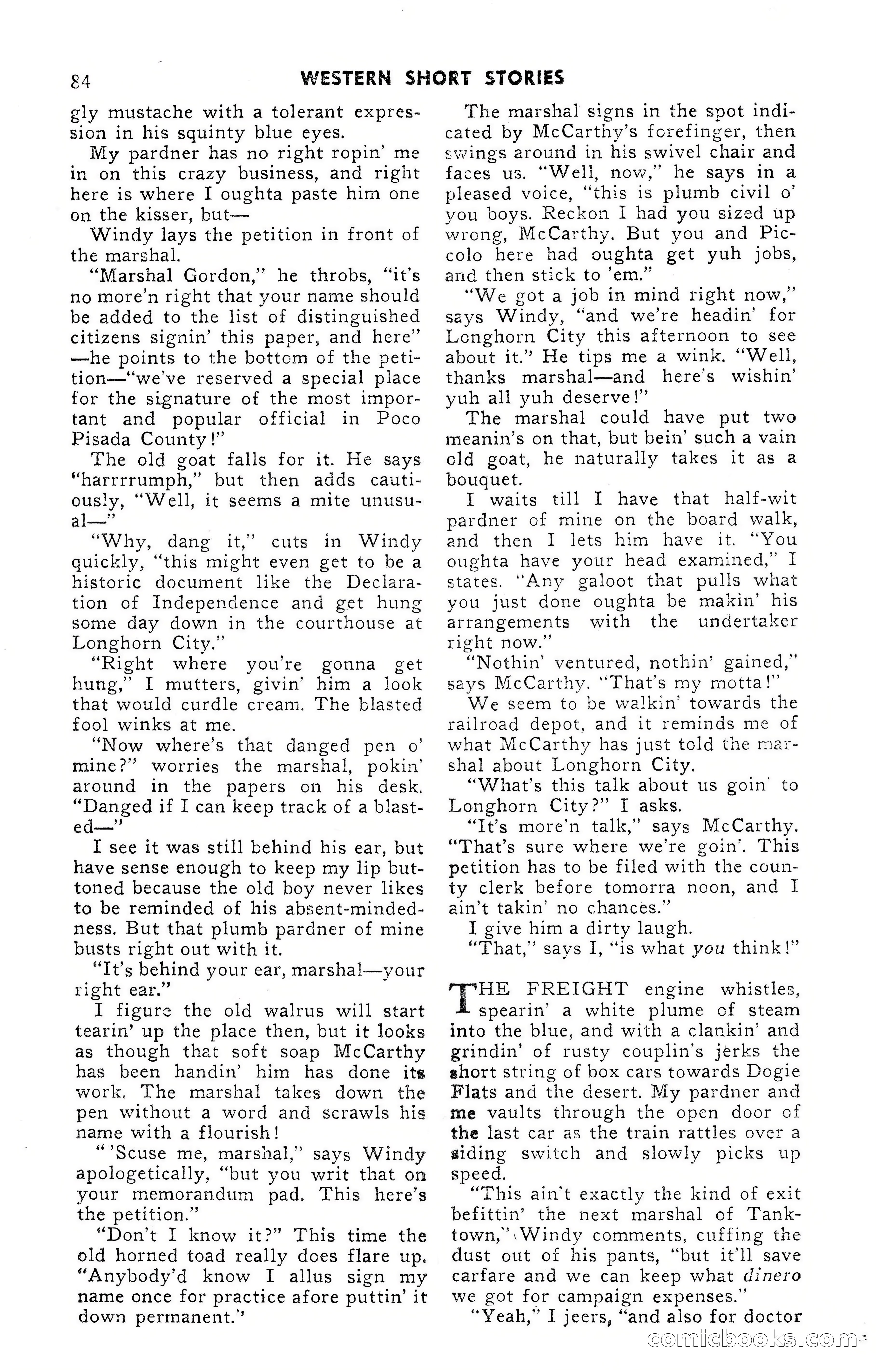 15 Western Short Stories — page 84 of 101