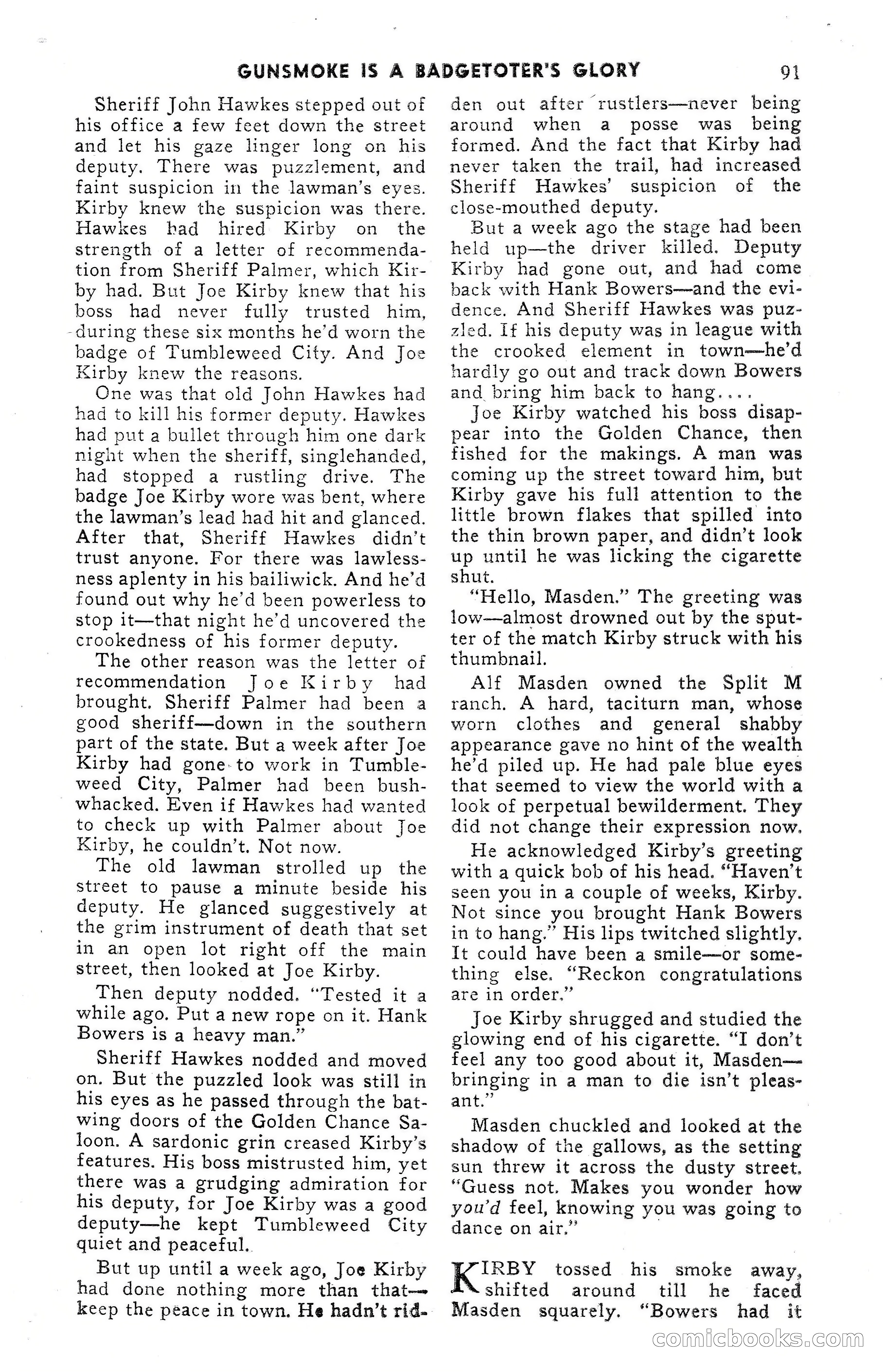 15 Western Short Stories — page 91 of 101