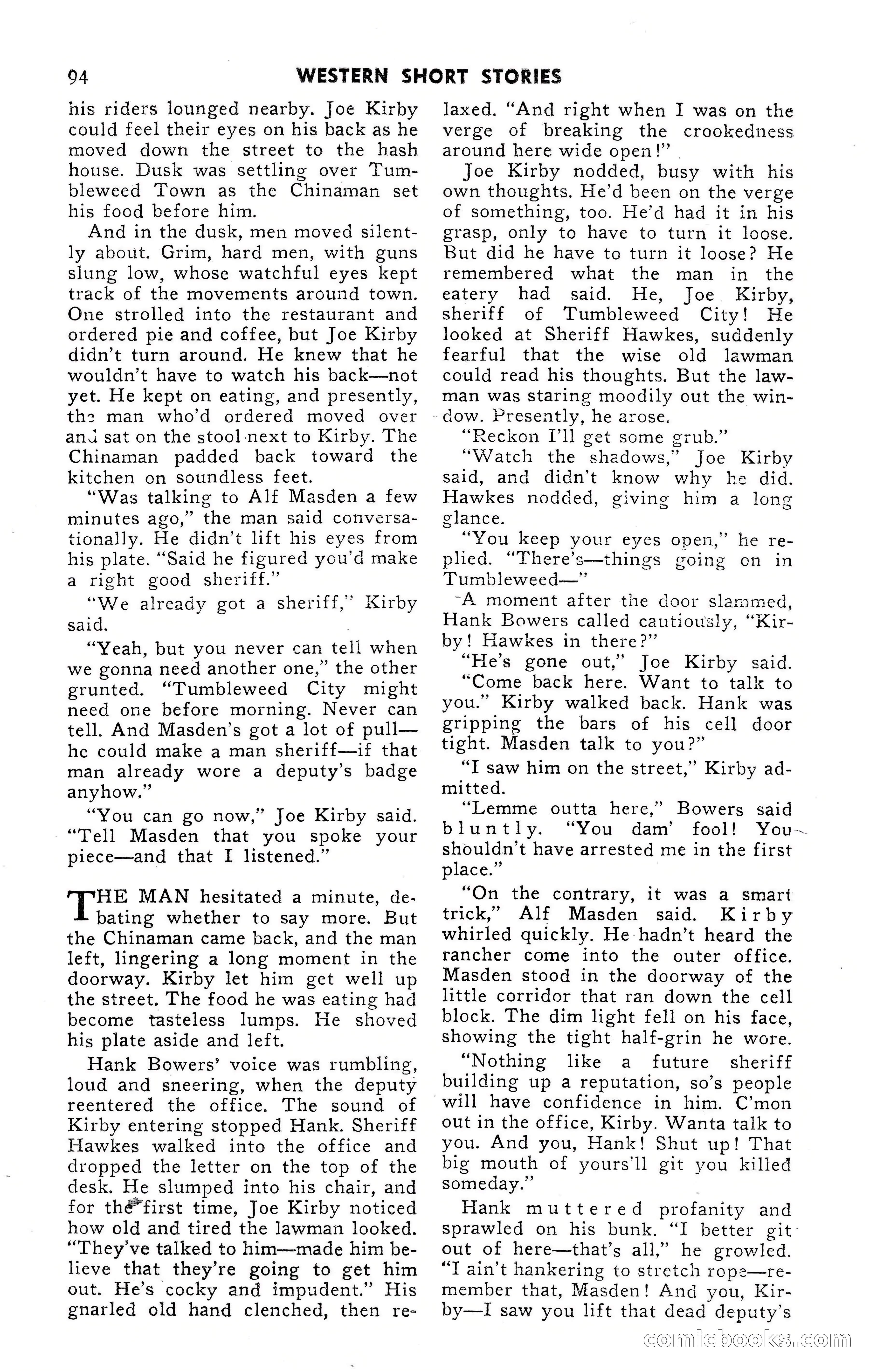 15 Western Short Stories — page 94 of 101