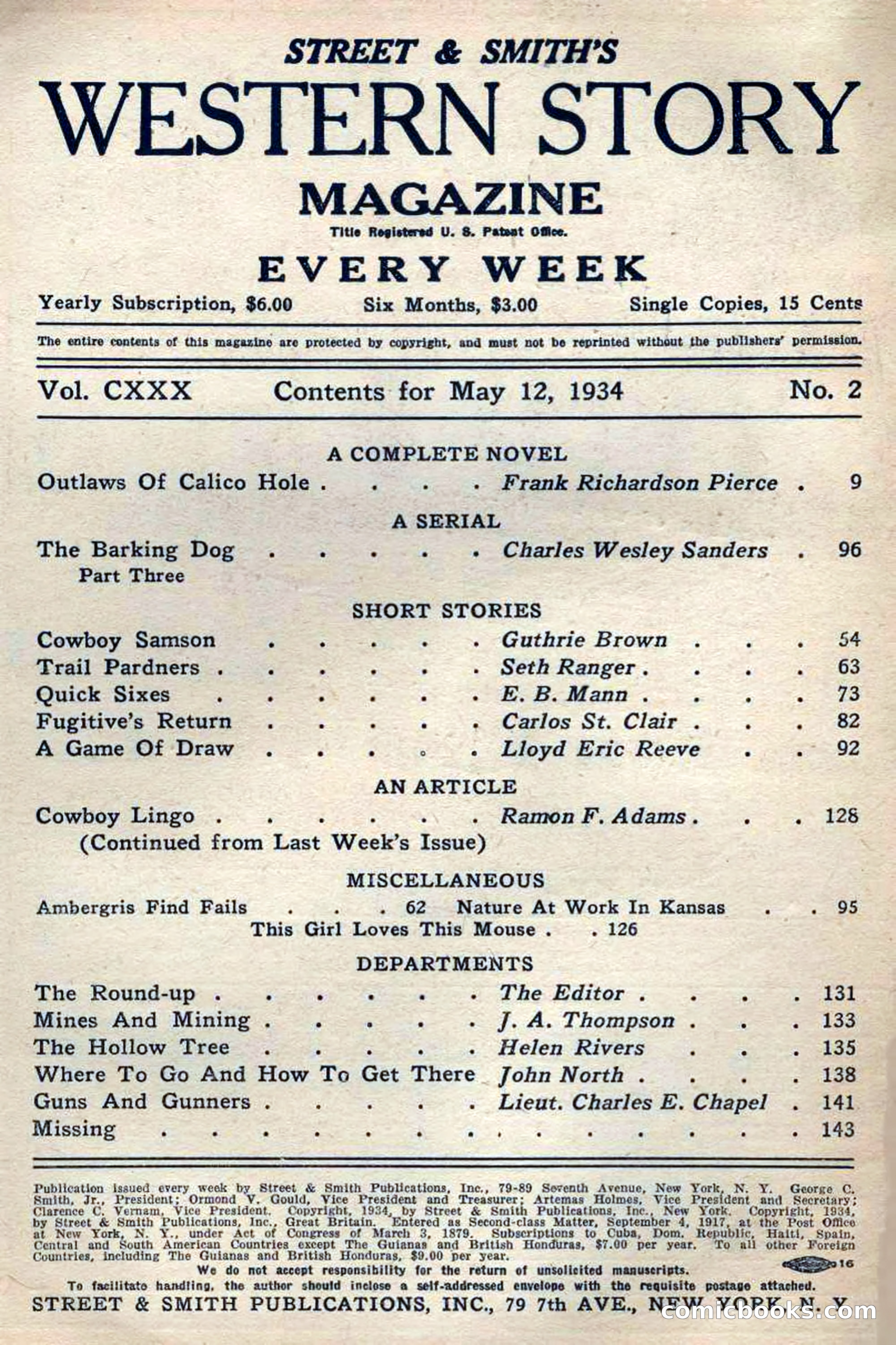 Western Story Magazine, May 12, 1934 — page 4 of 147