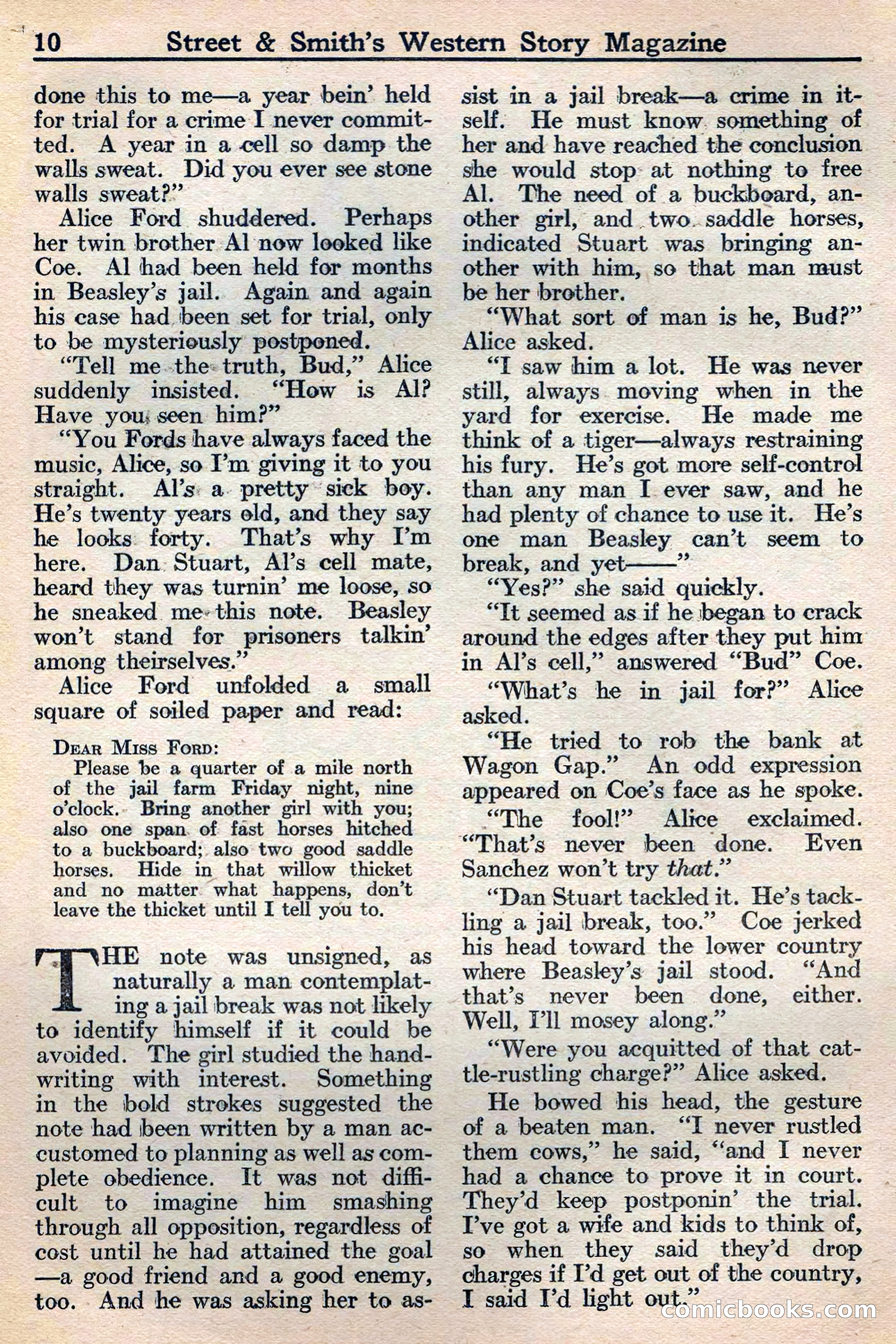 Western Story Magazine, May 12, 1934 — page 12 of 147