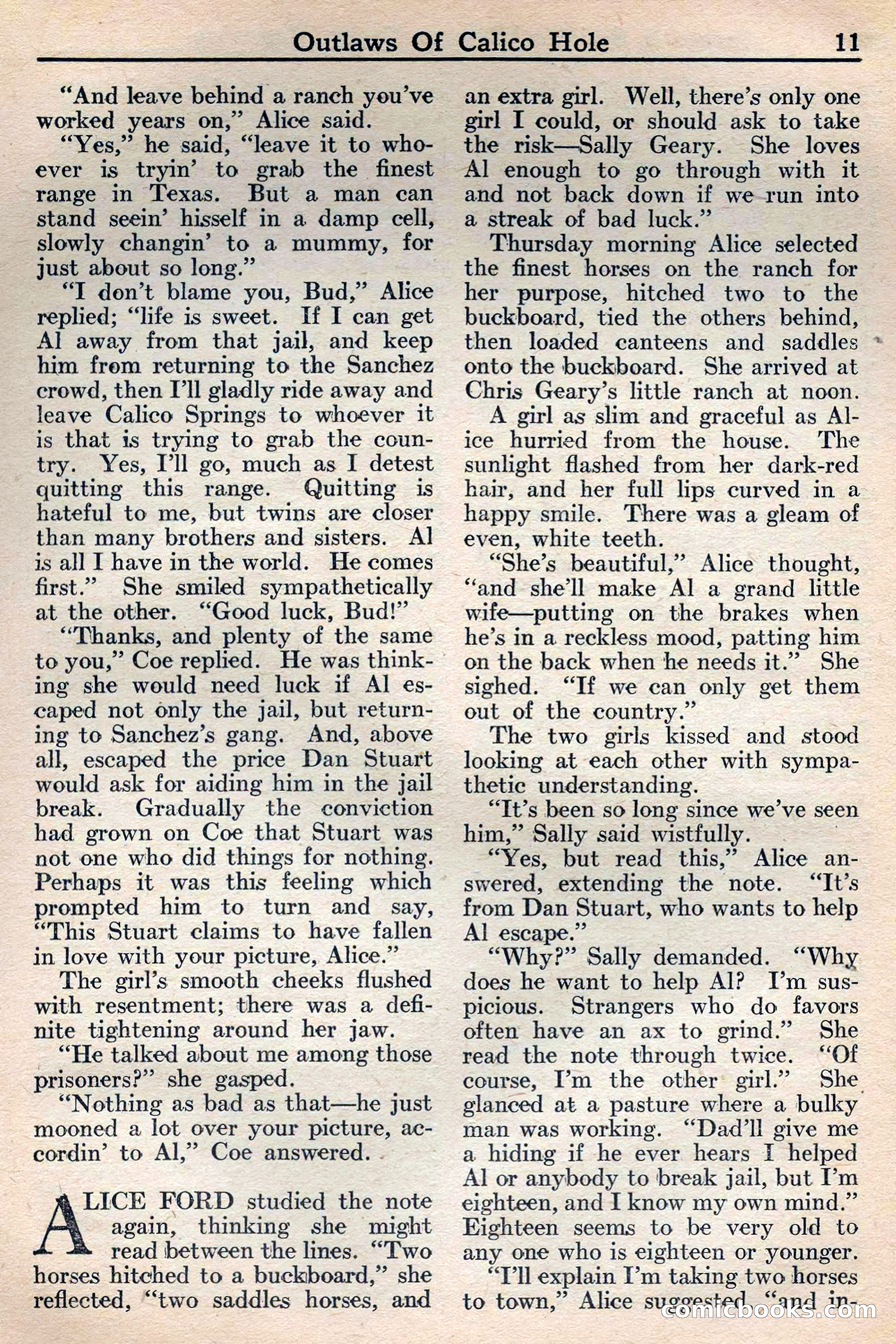 Western Story Magazine, May 12, 1934 — page 13 of 147
