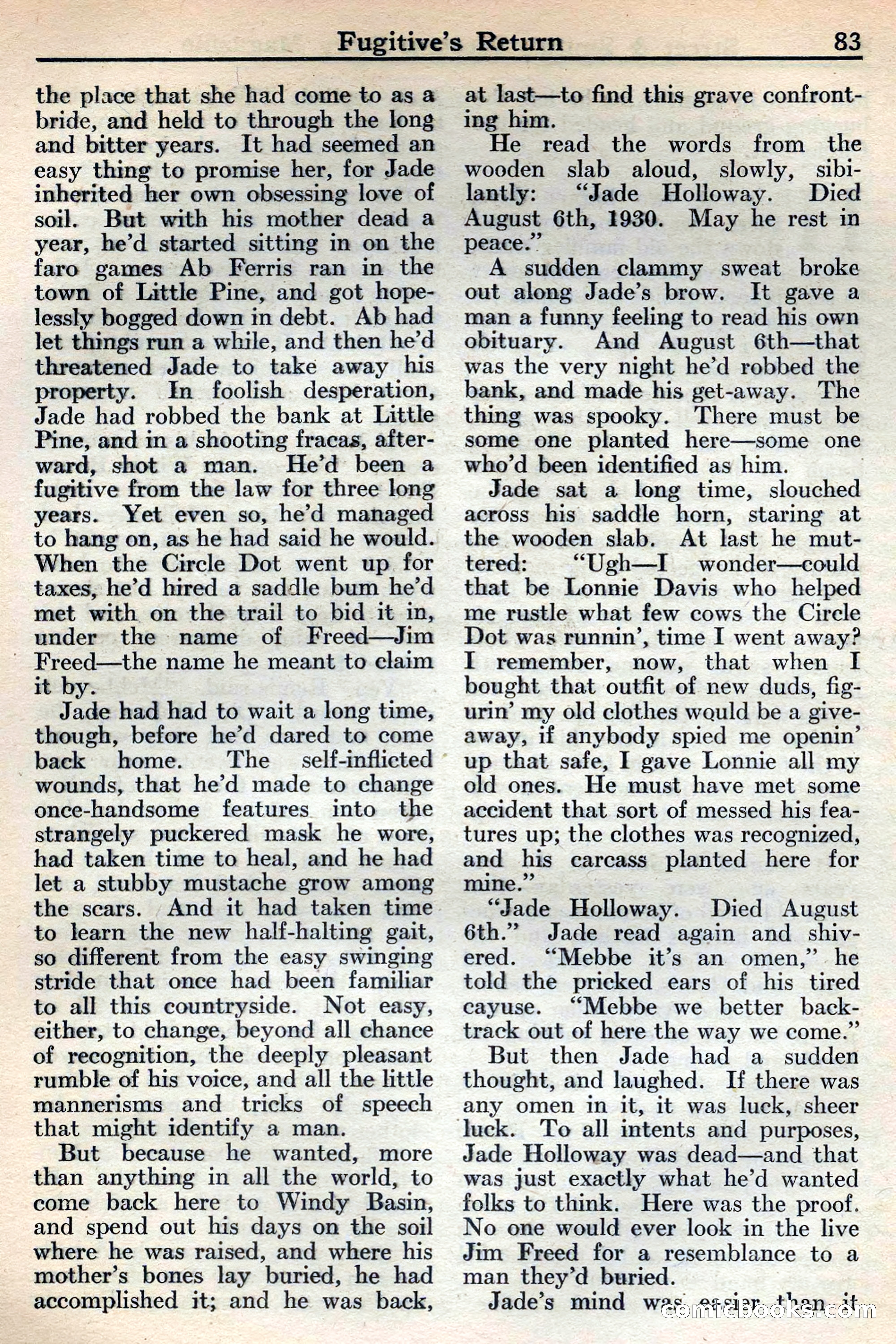 Western Story Magazine, May 12, 1934 — page 85 of 147
