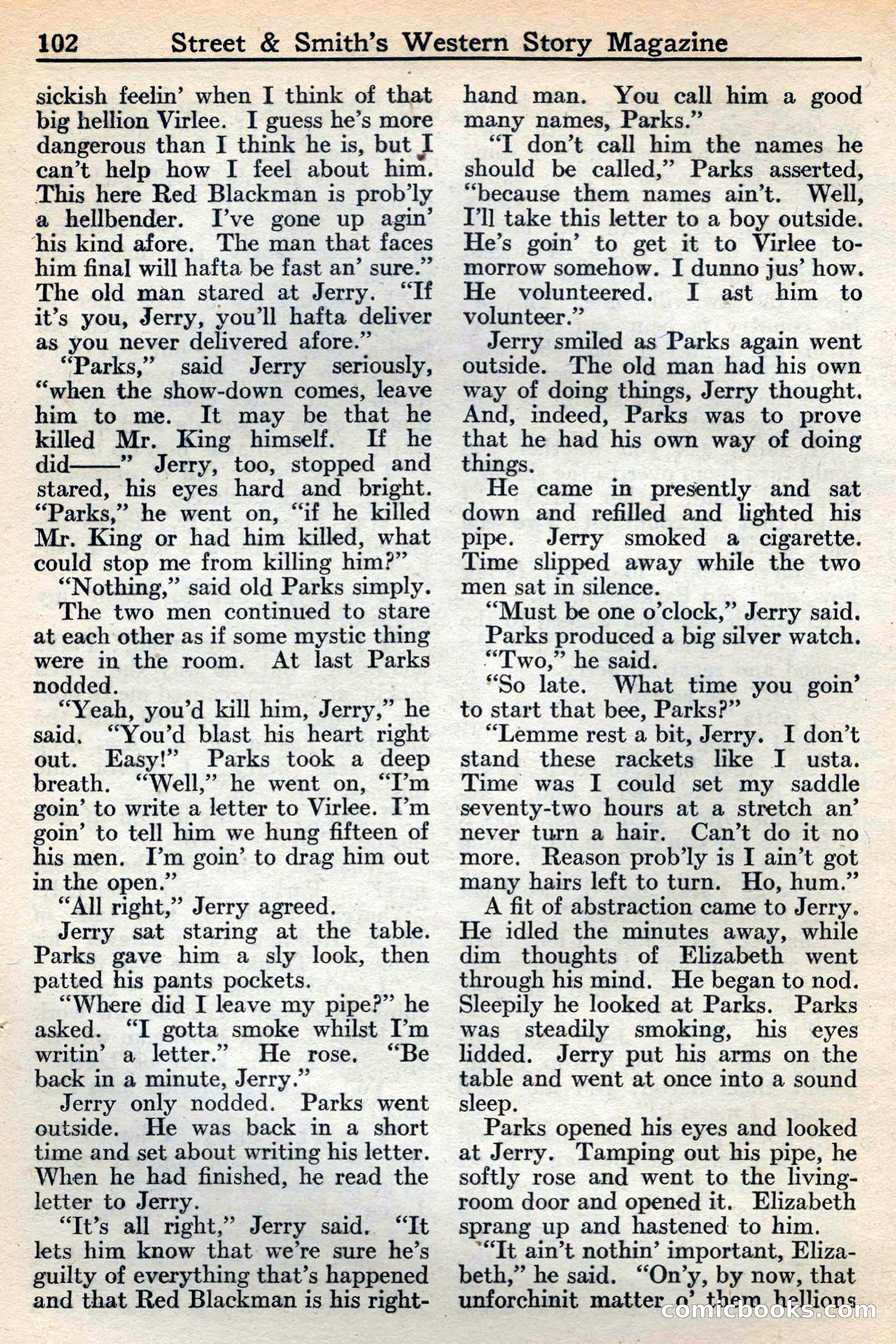 Western Story Magazine, May 12, 1934 — page 104 of 147