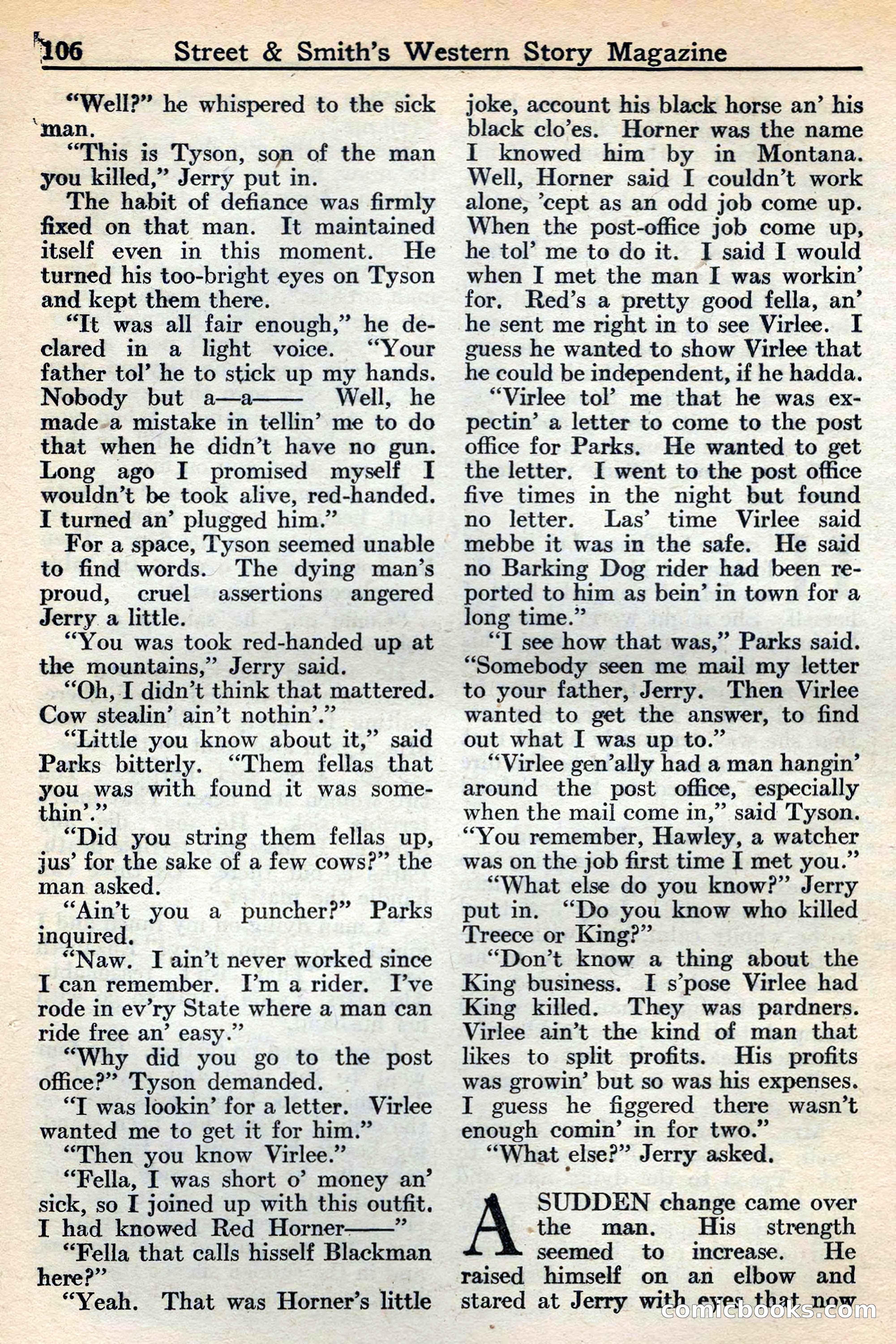 Western Story Magazine, May 12, 1934 — page 108 of 147