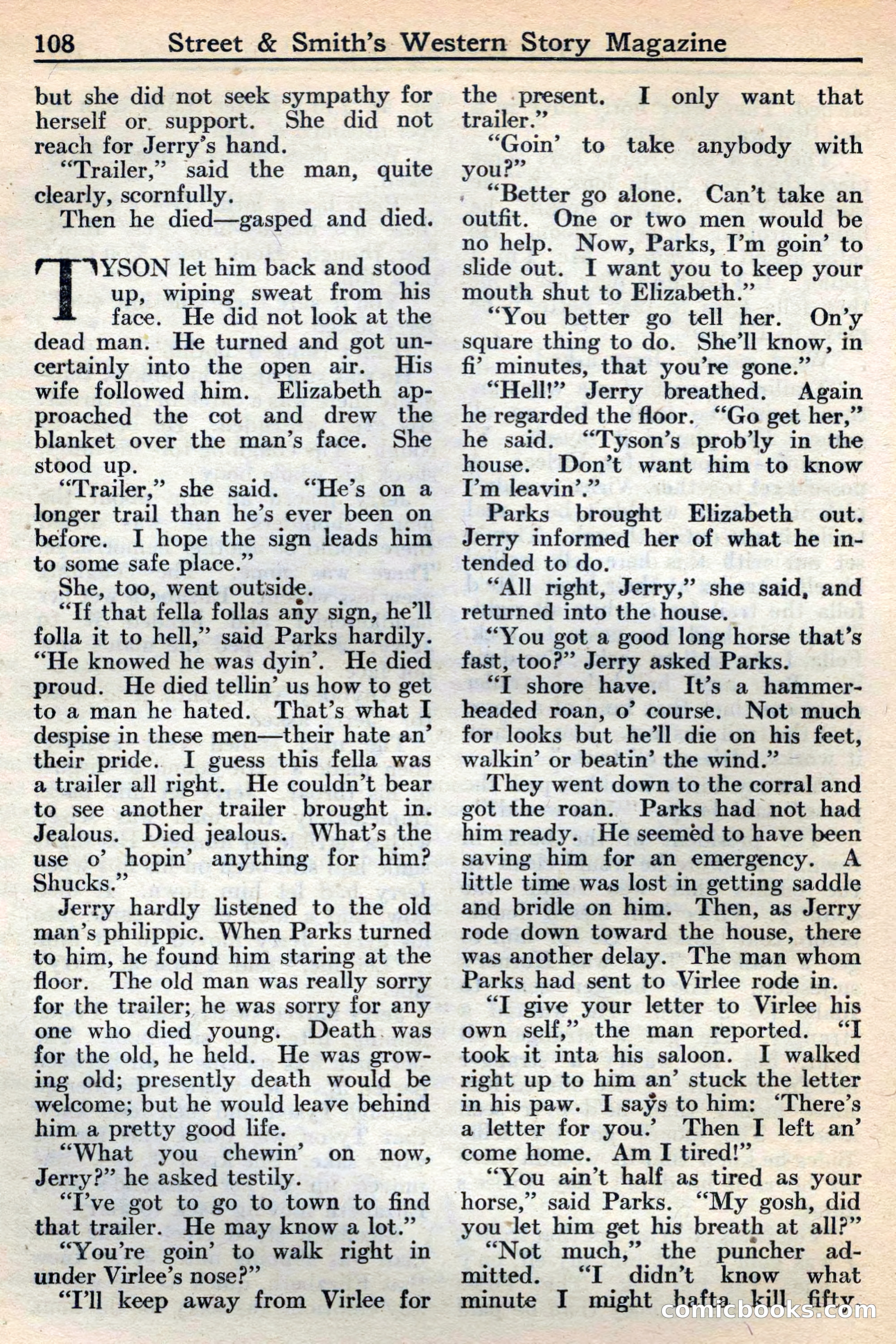 Western Story Magazine, May 12, 1934 — page 110 of 147