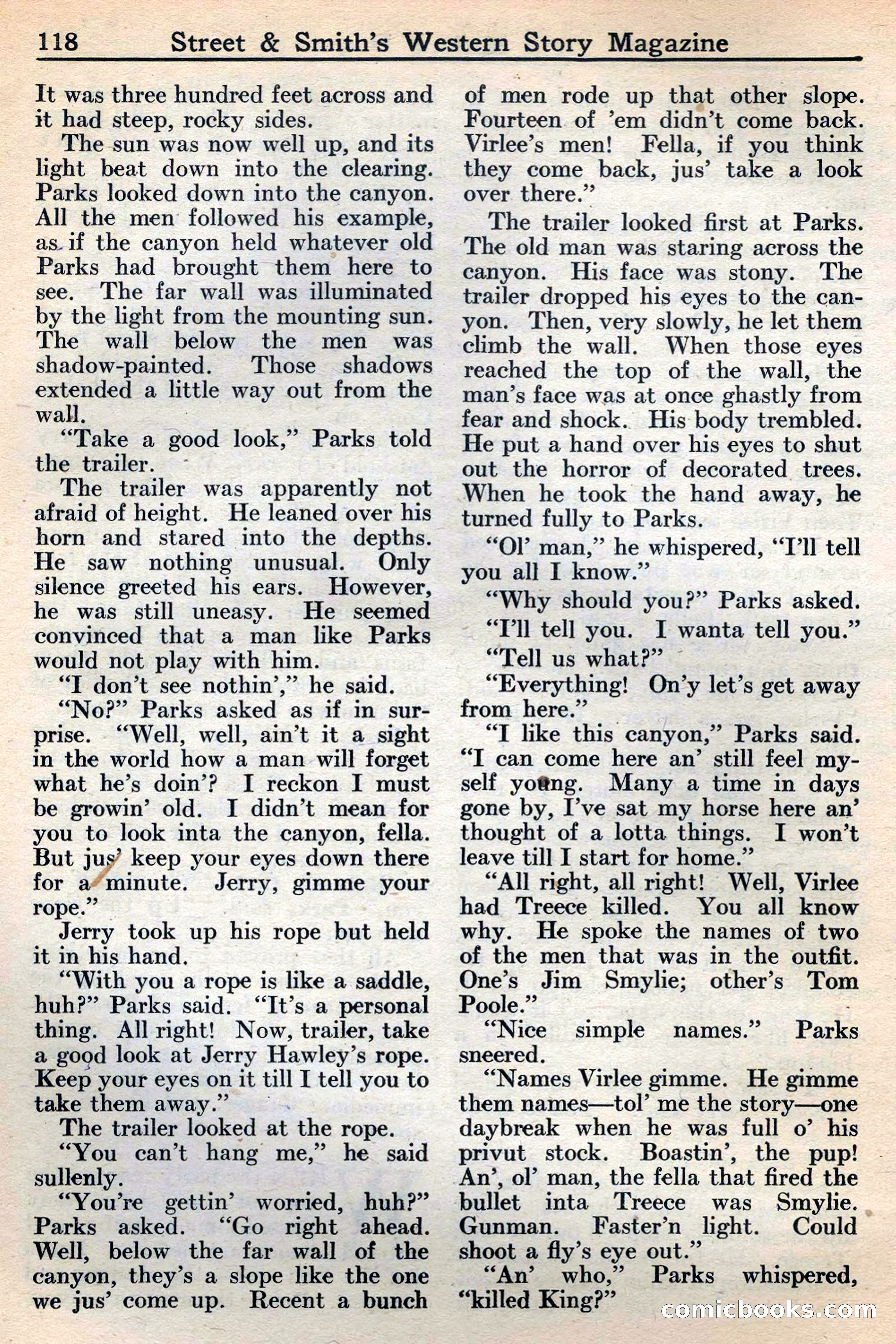 Western Story Magazine, May 12, 1934 — page 120 of 147