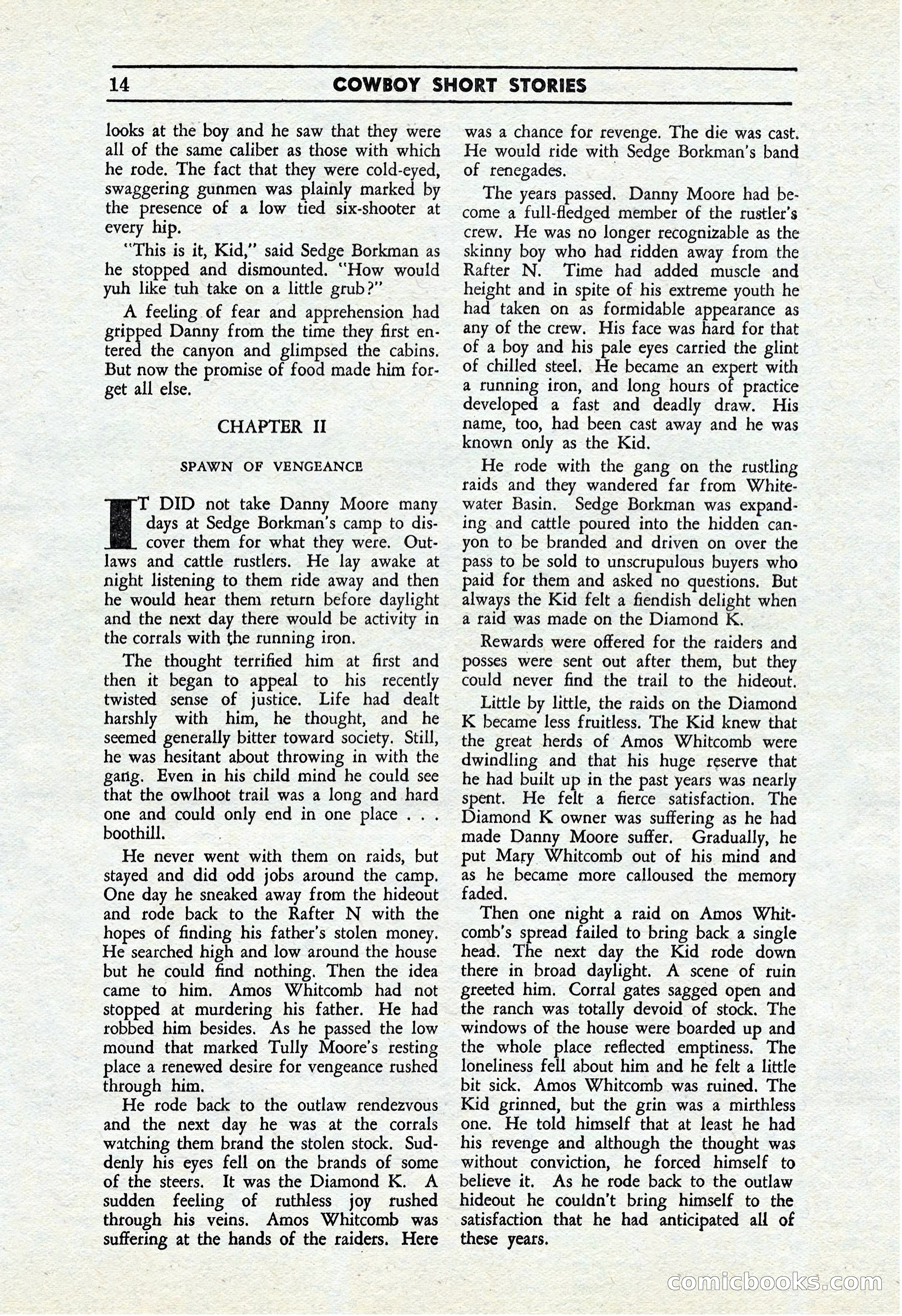 Cowboy Short Stories, November 1939 — page 13 of 114