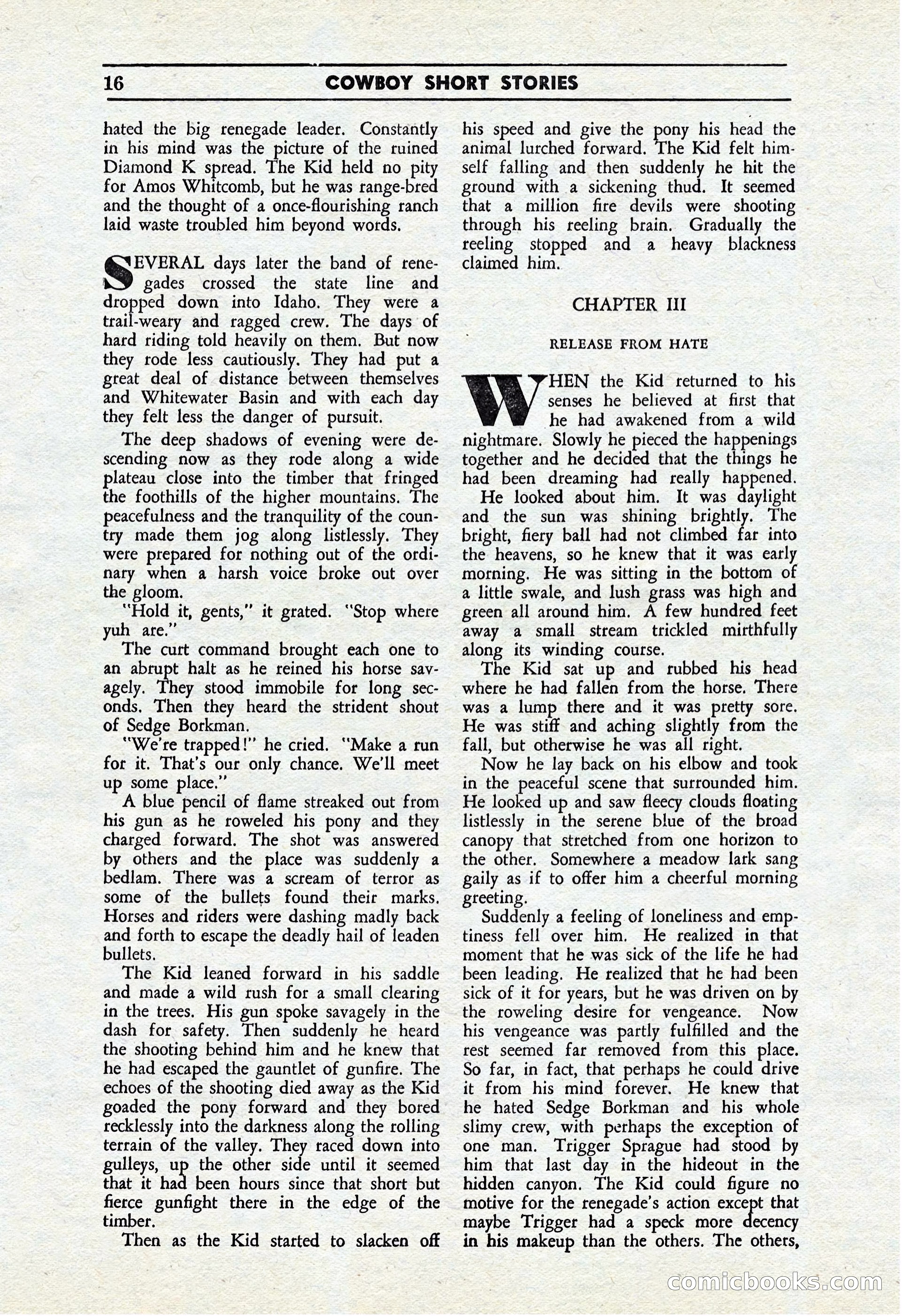 Cowboy Short Stories, November 1939 — page 15 of 114