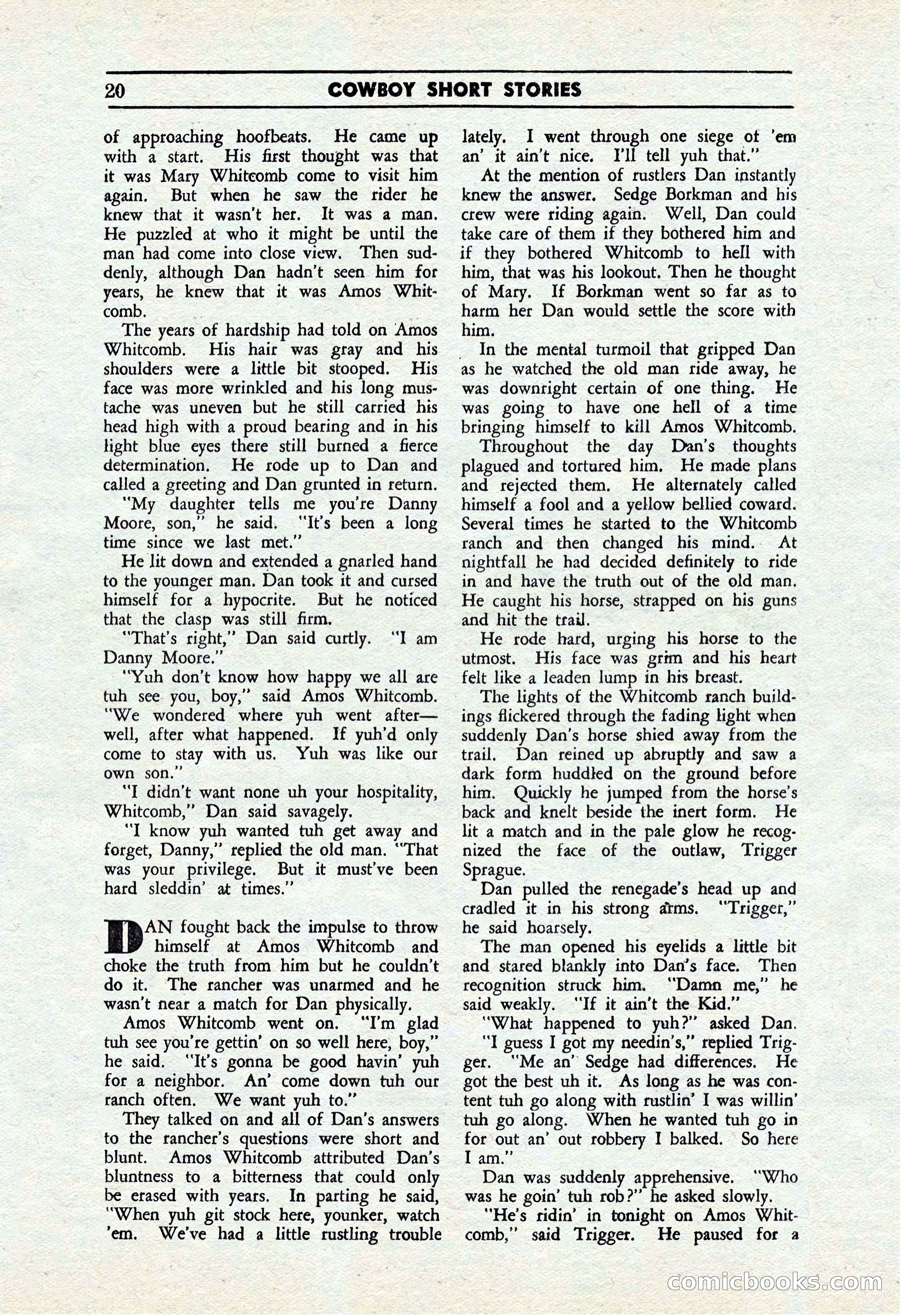 Cowboy Short Stories, November 1939 — page 19 of 114