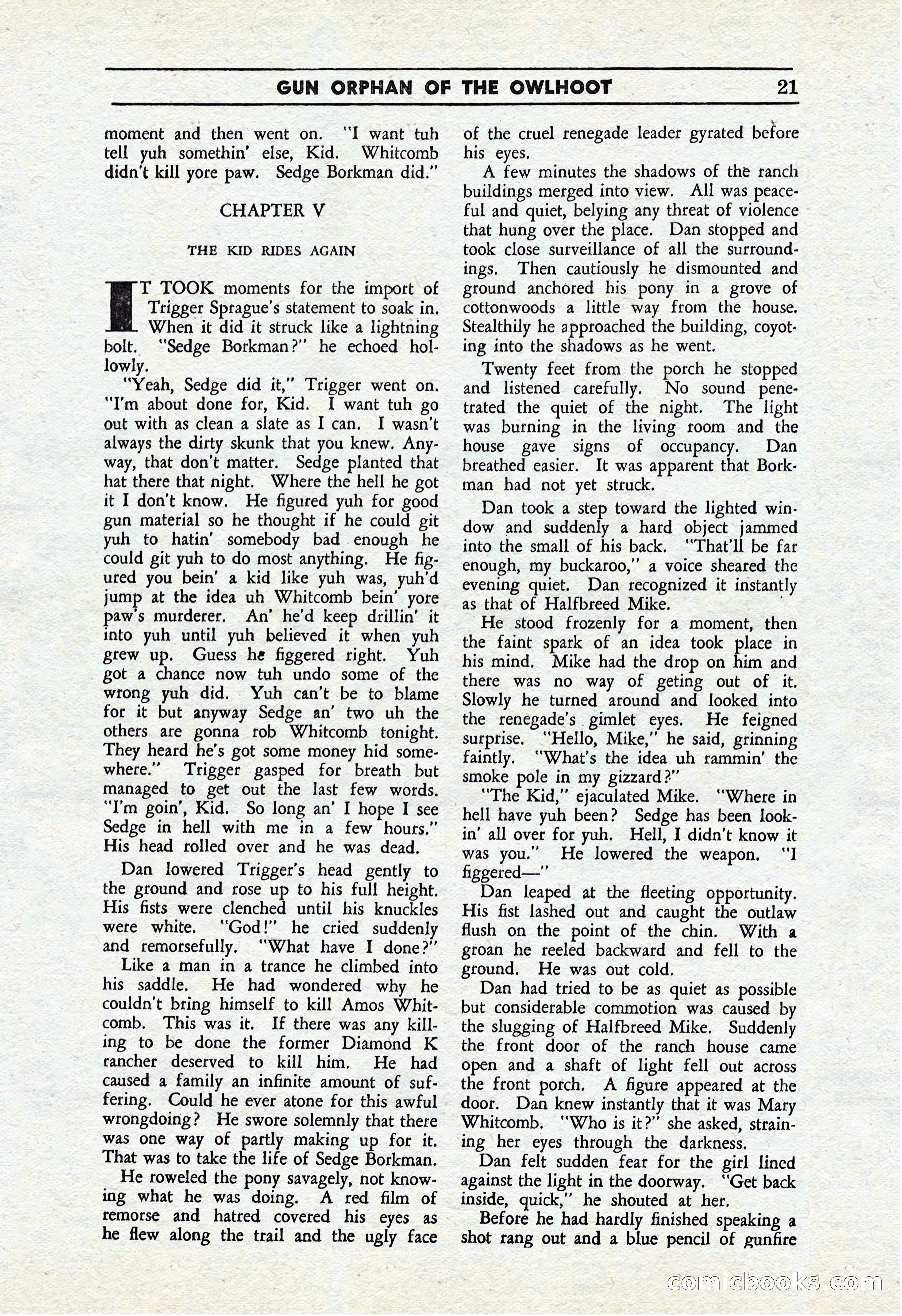 Cowboy Short Stories, November 1939 — page 20 of 114