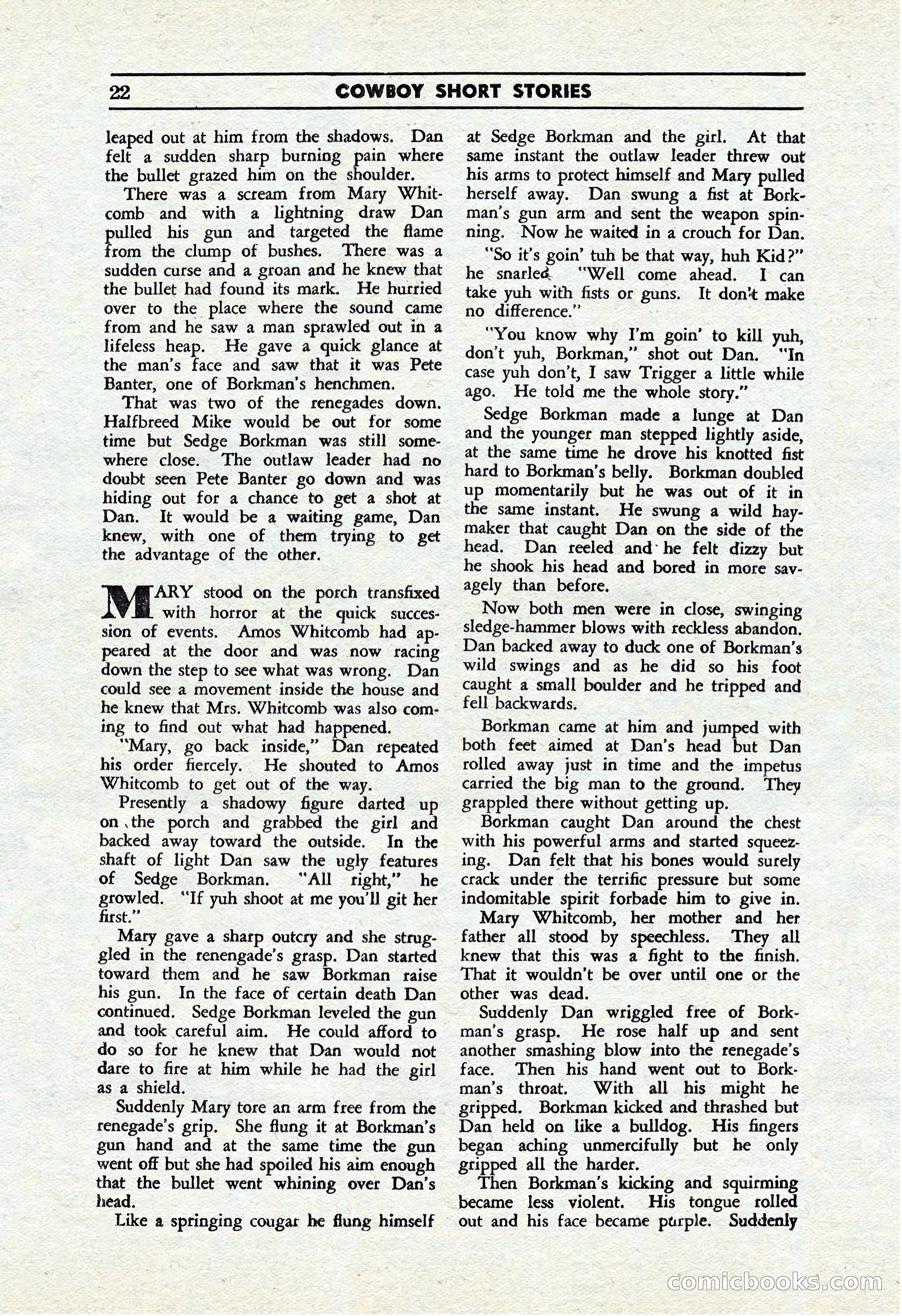 Cowboy Short Stories, November 1939 — page 21 of 114