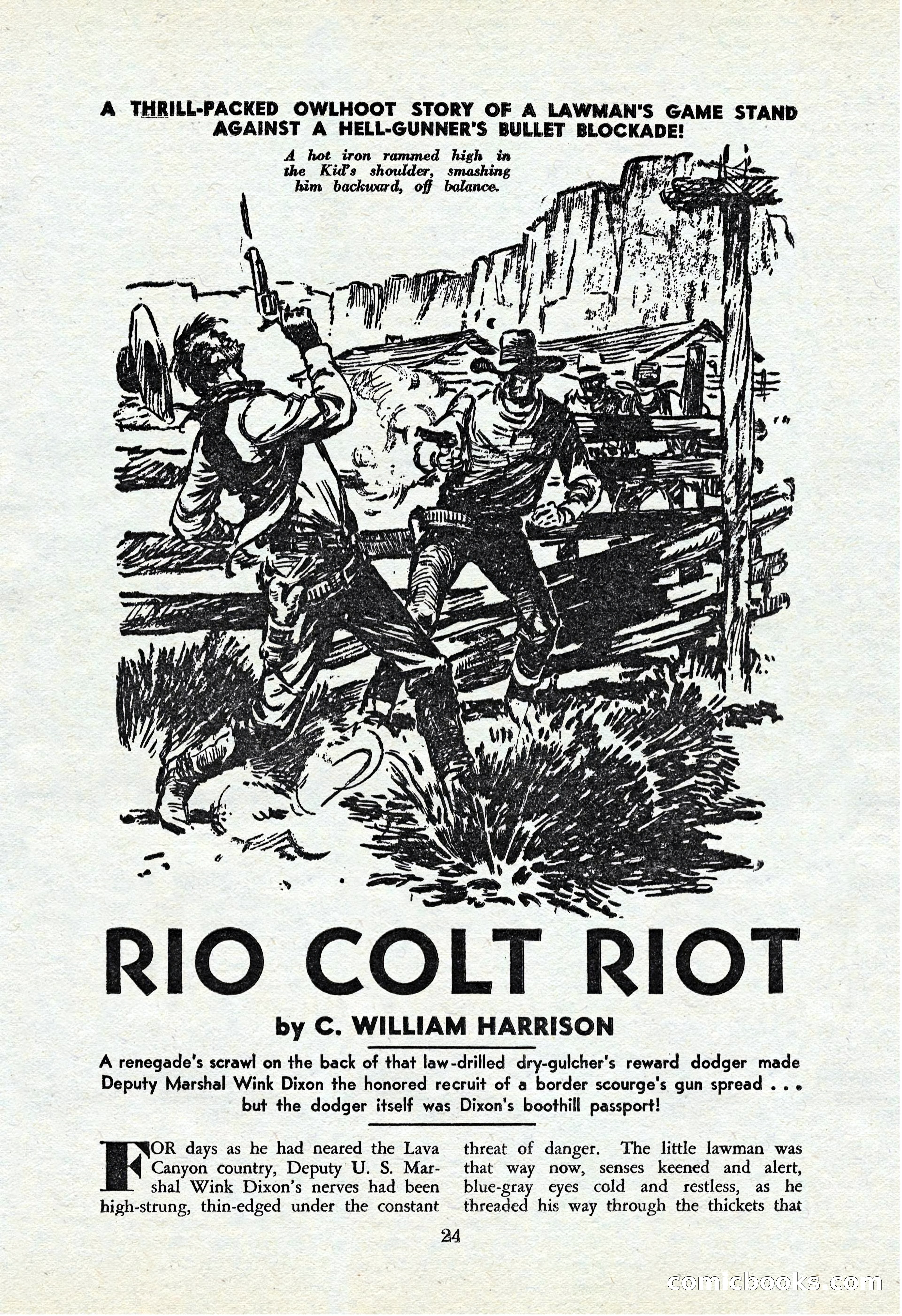 Cowboy Short Stories, November 1939 — page 23 of 114