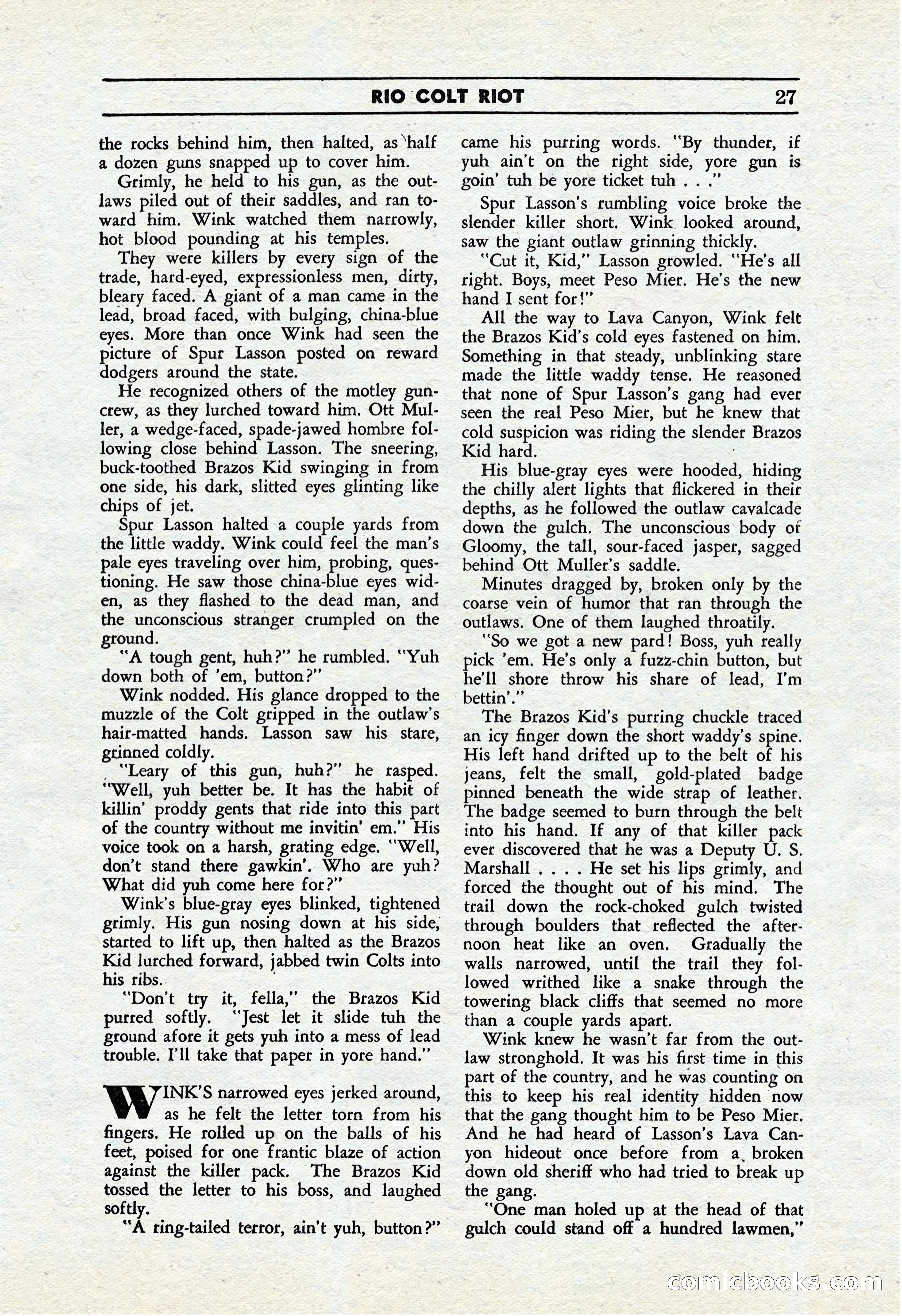 Cowboy Short Stories, November 1939 — page 26 of 114