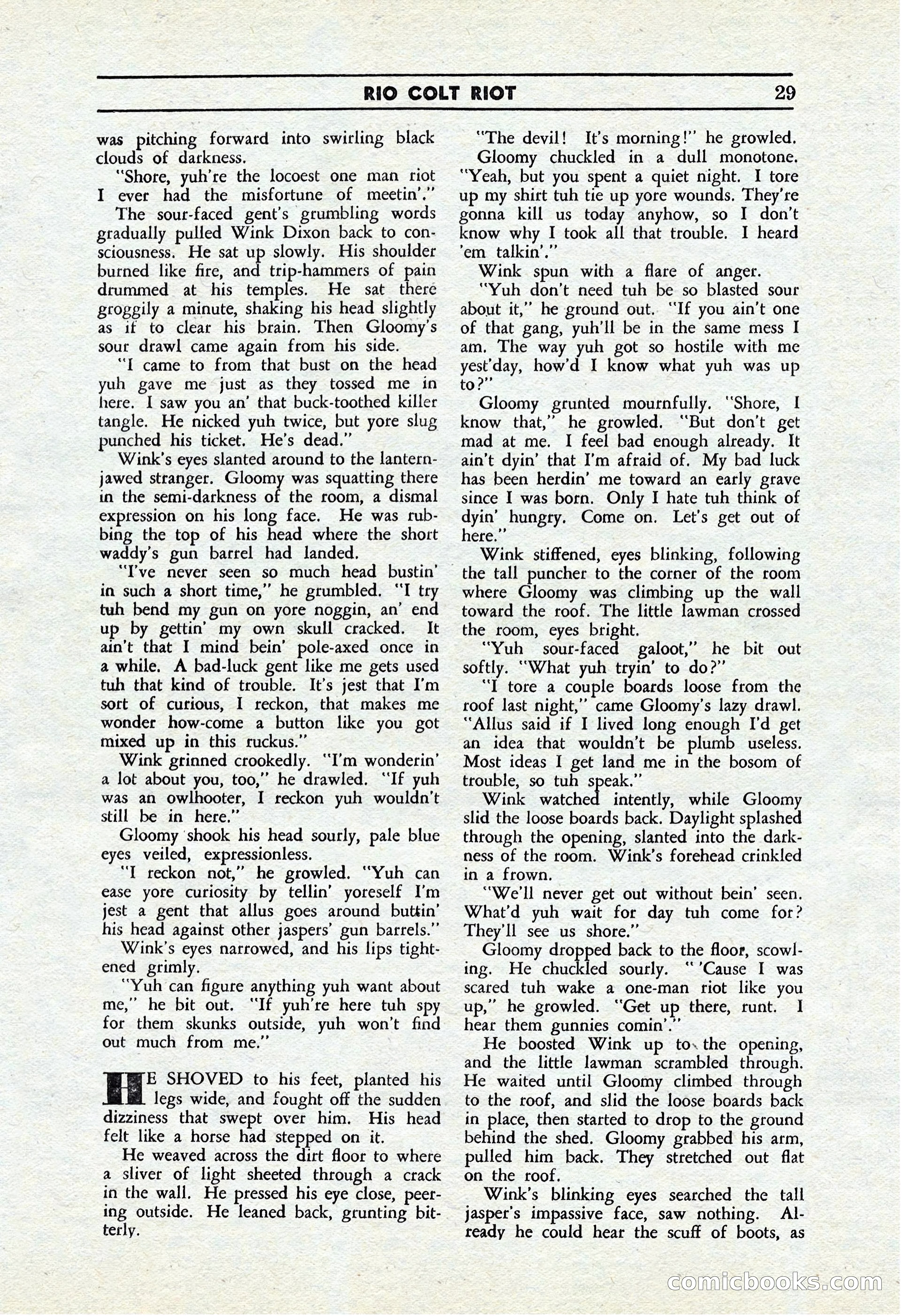 Cowboy Short Stories, November 1939 — page 28 of 114
