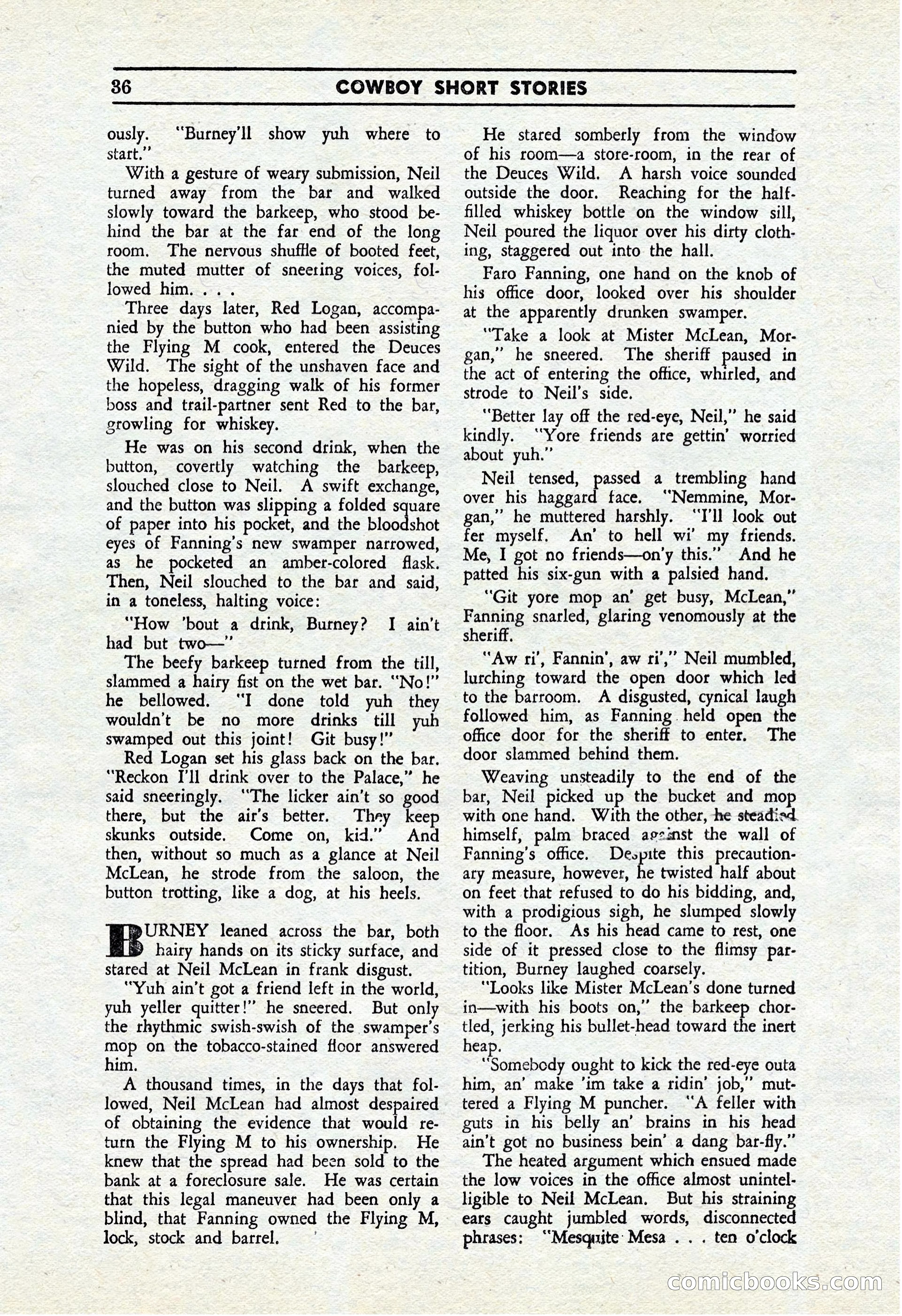 Cowboy Short Stories, November 1939 — page 35 of 114