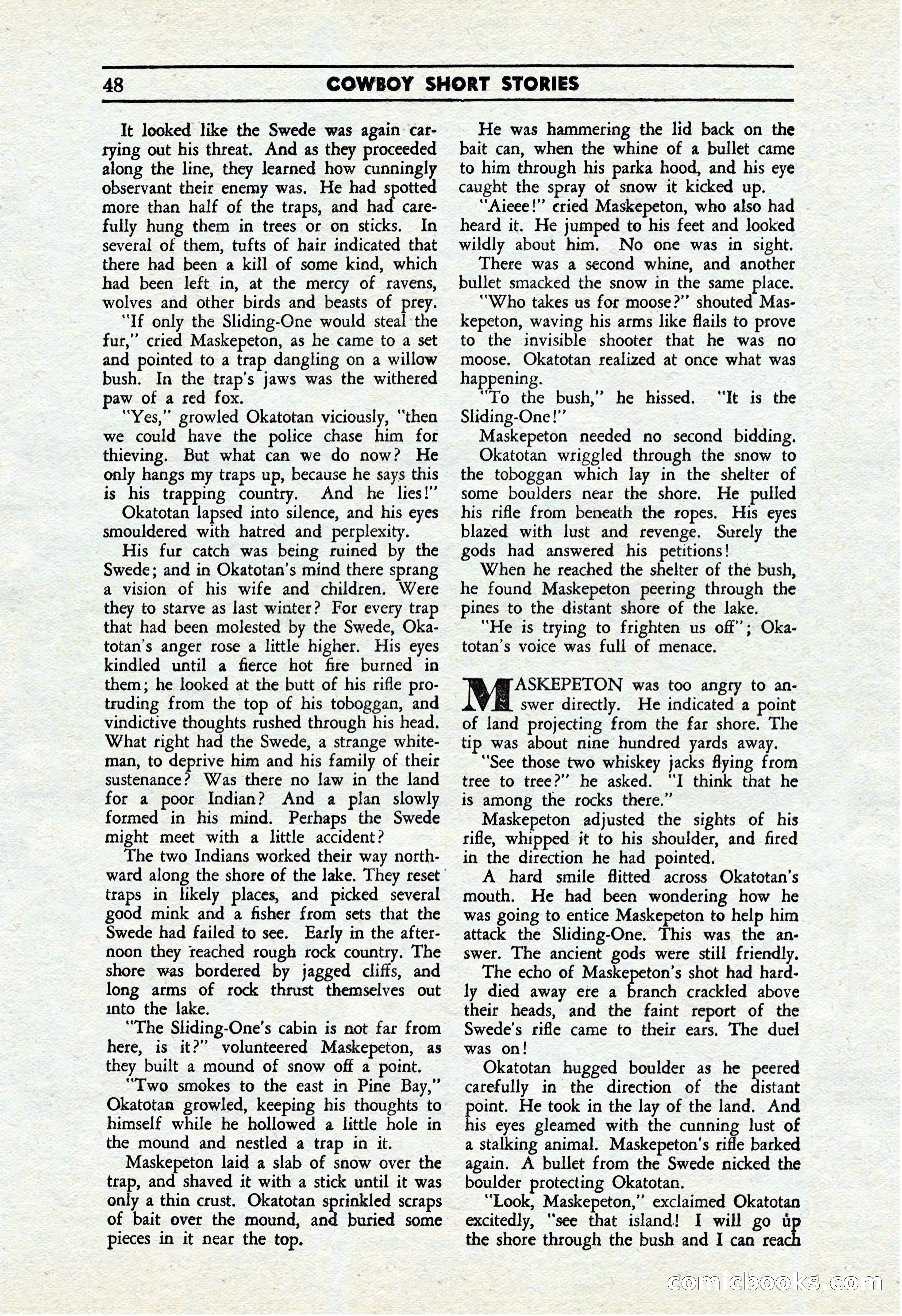 Cowboy Short Stories, November 1939 — page 47 of 114